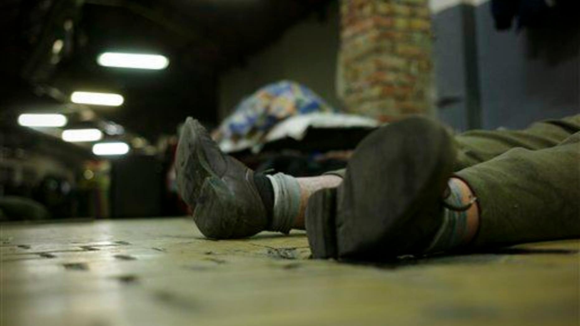 A file photo of someone sleeping.