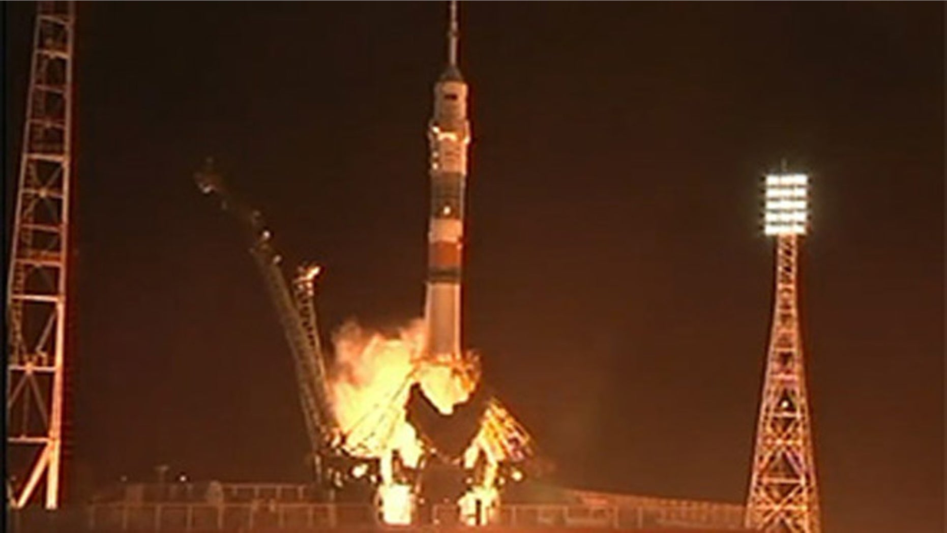 March 28, 2013: A Russian Soyuz rocket blasts off from the Central Asian spaceport of Baikonur Cosmodrome in Kazakhstan carrying a new crew to the International Space Station.