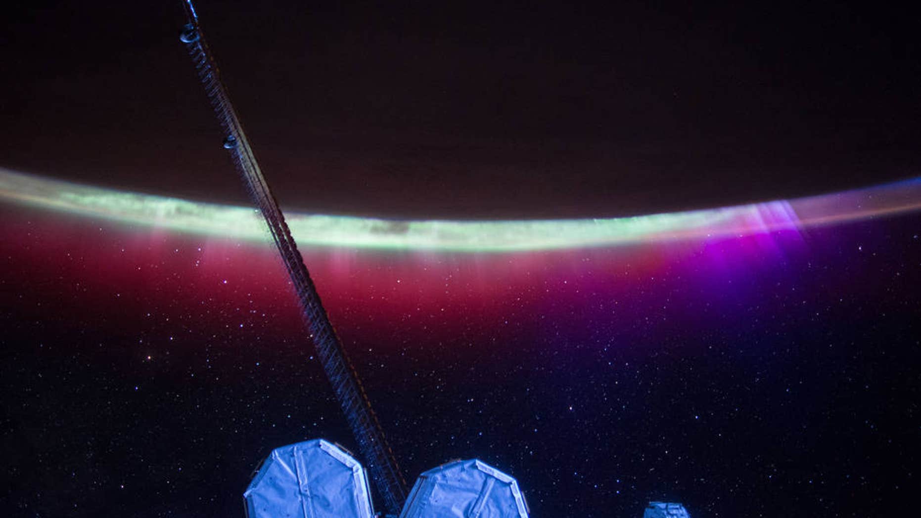 Aurora photograph taken by NASA astronaut Scott Kelly.