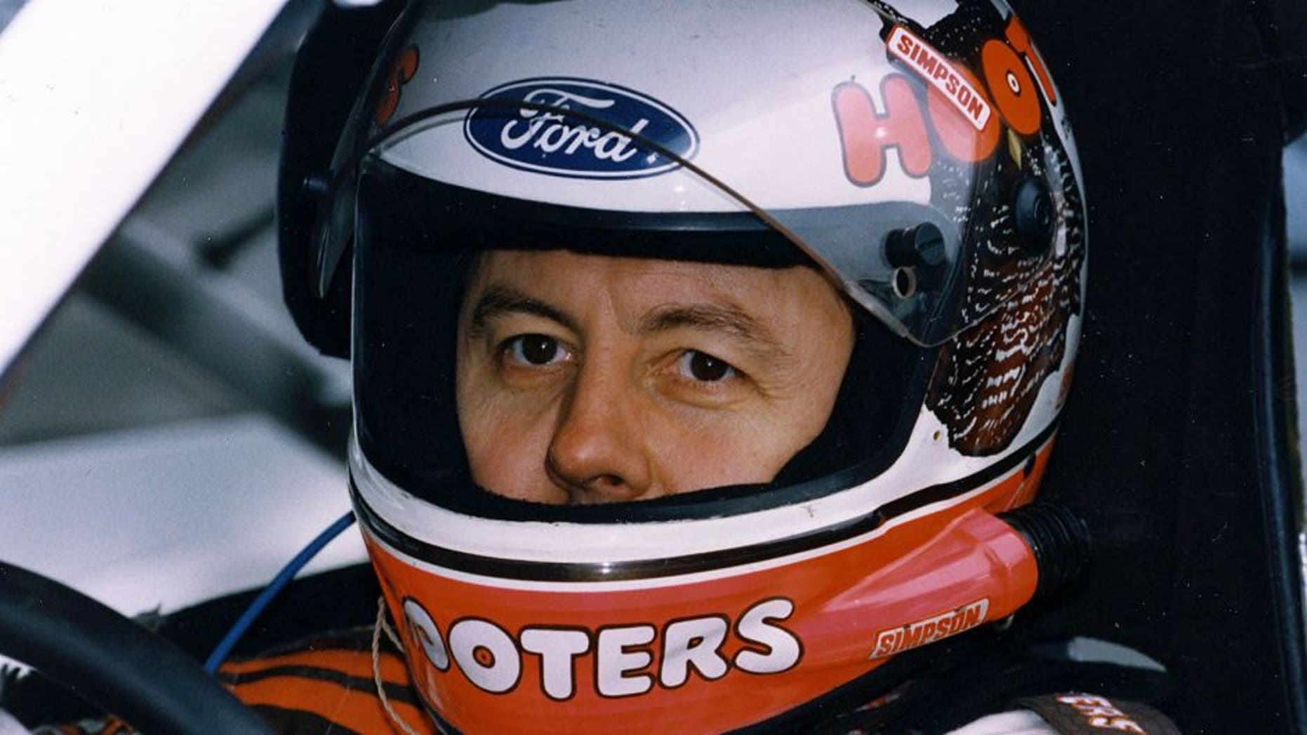 RICHMOND, VA ? 1992: Alan Kulwicki gets prepared for the start of a NASCAR Cup race at Richmond International Raceway. Kulwicki went on to claim the season Cup championship behind the wheel of his own Hooters-sponsored Ford Thunderbirds. (Photo by ISC Images & Archives via Getty Images)