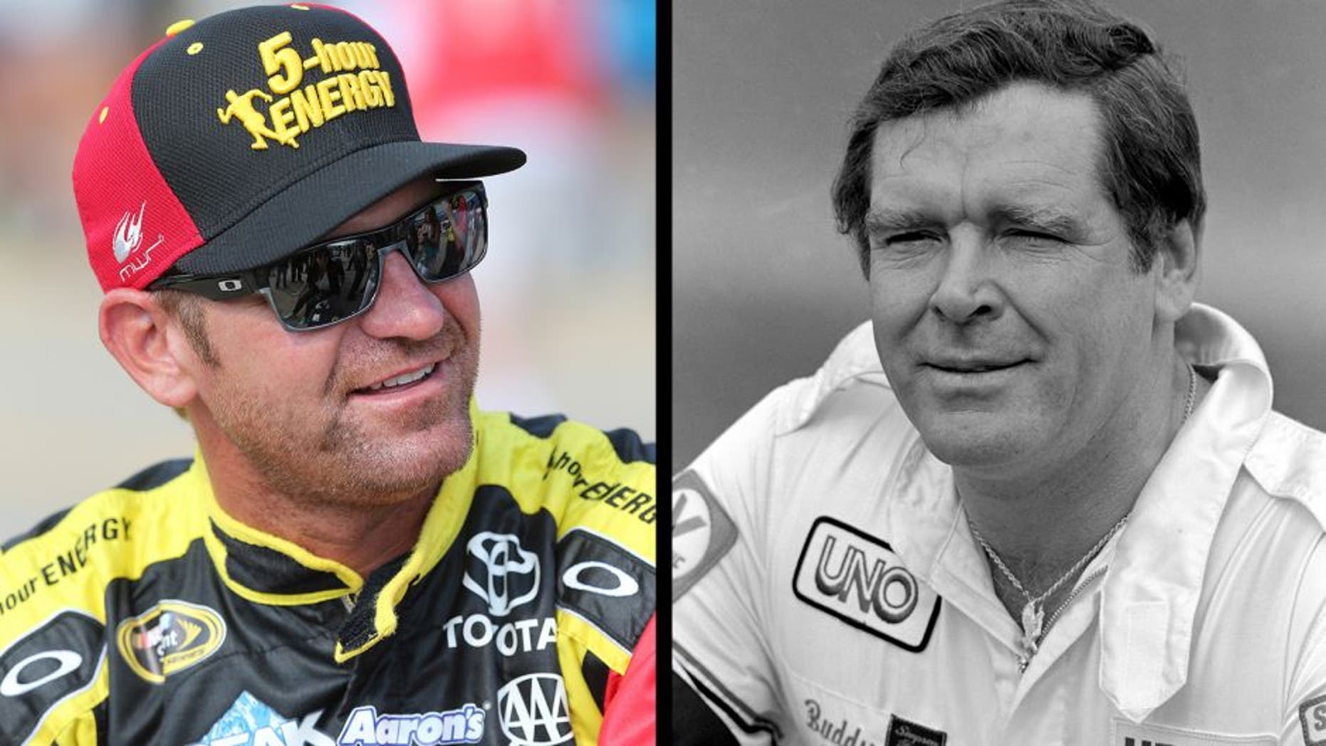 BROOKLYN, MI - AUGUST 14: Clint Bowyer, driver of the #15 5-Hour Energy Toyota, stands on the grid during qualifying for the NASCAR Sprint Cup Series Pure Michigan 400 at Michigan International Speedway on August 14, 2015 in Brooklyn, Michigan. (Photo by Jerry Markland/Getty Images)