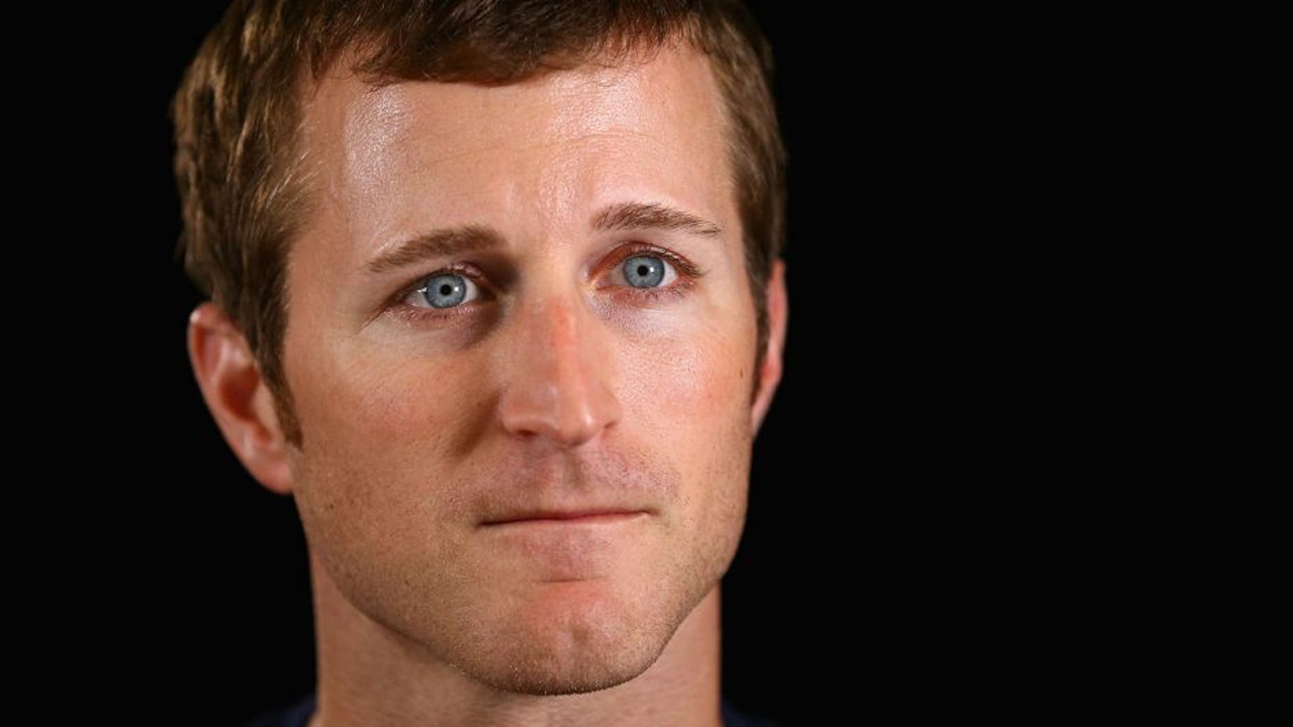 CHARLOTTE, NC - OCTOBER 01: Driver Kasey Kahne speaks to the media during a press conference for the NASCAR Sprint Cup Series Contender 12 at NASCAR Hall of Fame on October 1, 2014 in Charlotte, North Carolina. (Photo by Streeter Lecka/NASCAR via Getty Images)