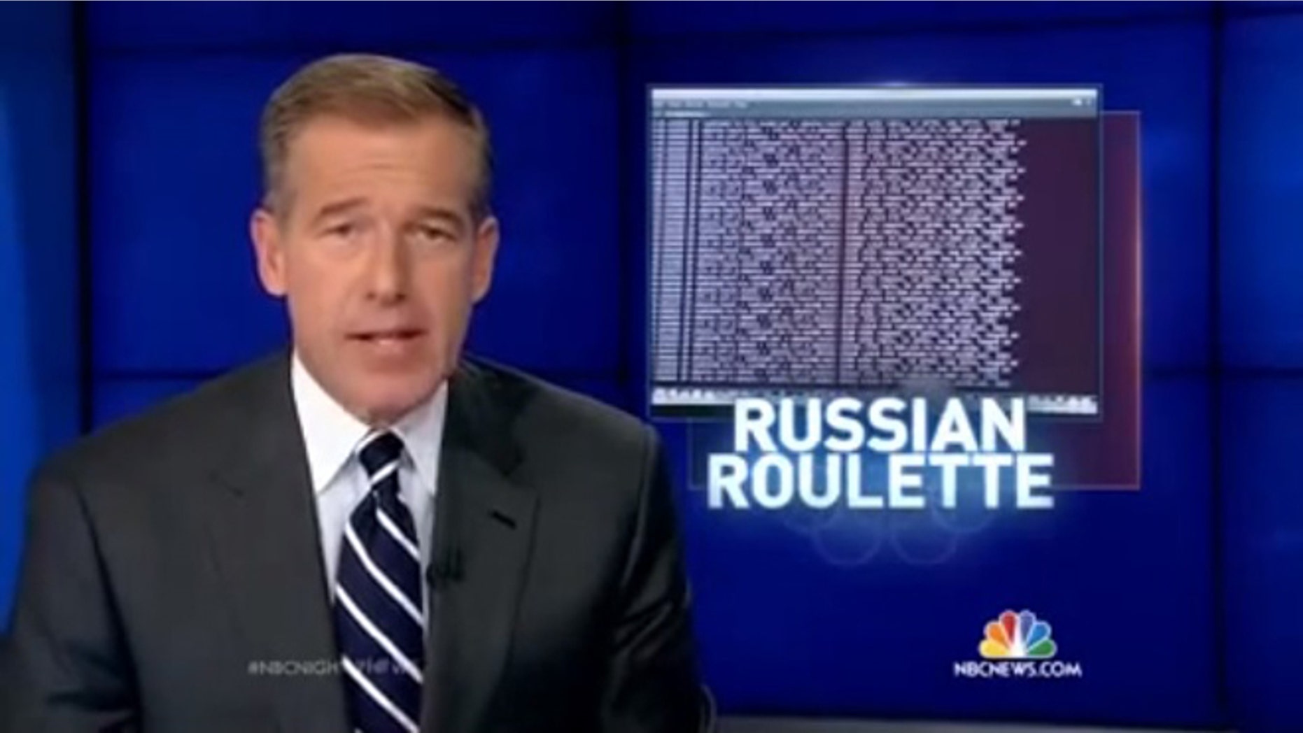 NBC News anchor Brian Williams introduces a report that cell phones and laptops taken to the Sochi Olympics in Russia can be hacked almost as soon as they are turned on.