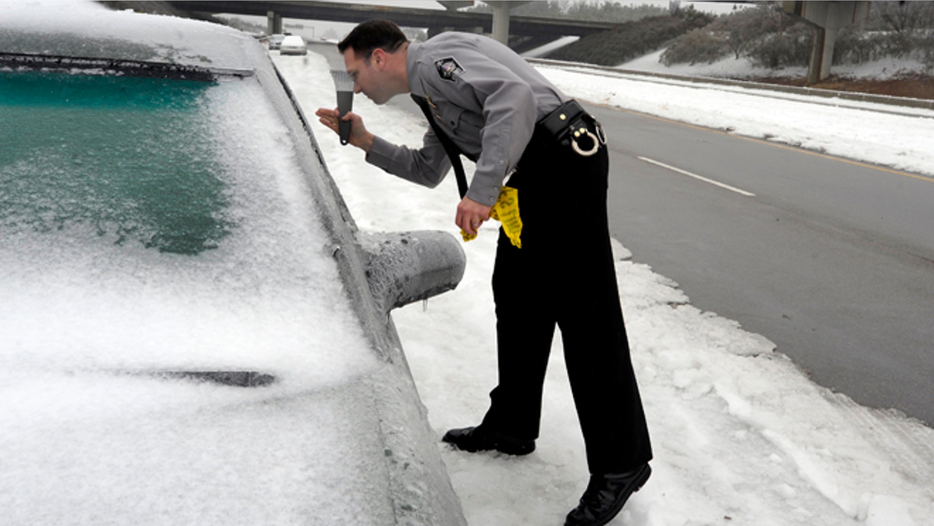 A N.C. Sheriff's Deputy on February 13, 2014 in Raleigh, (Photo by Sara D. Davis/Getty Images)
