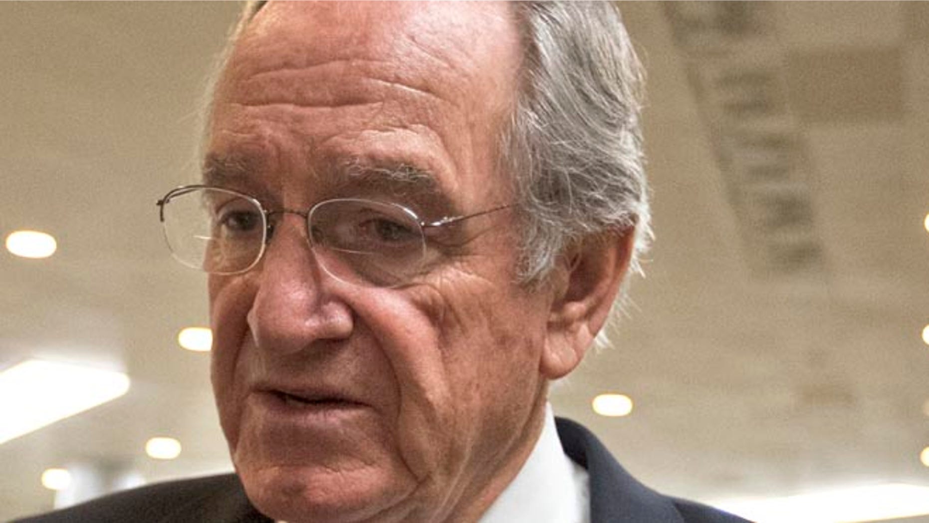 In this March 22, 2013 file photo, Sen. Tom Harkin, D-Iowa speaks to reporters on Capitol Hill in Washington. Senate Democrats are introducing legislation that would replace the one-sized-fits-all national standards of No Child Left Behind with ones that states write for themselves.
