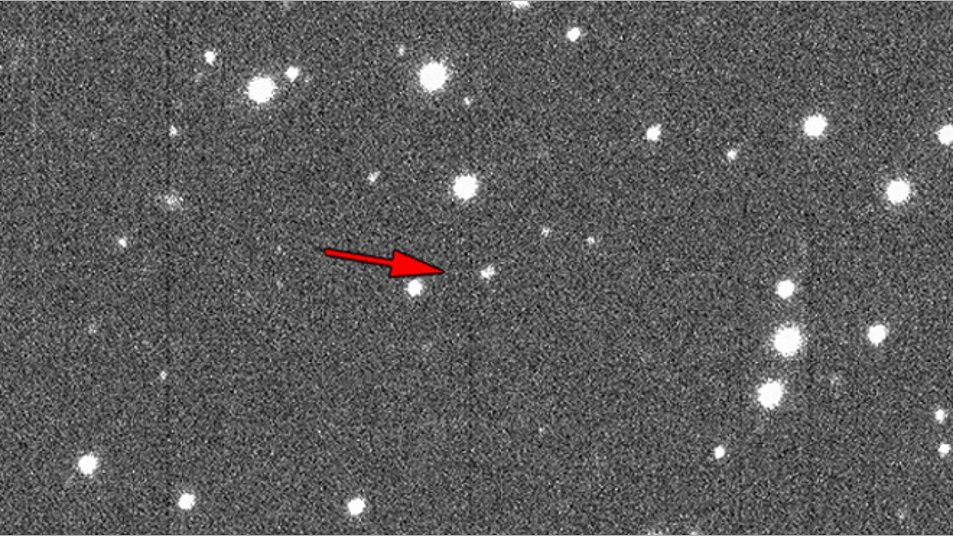Asteroid 2013 MZ5 as seen by the University of Hawaii's PanSTARR-1 telescope.