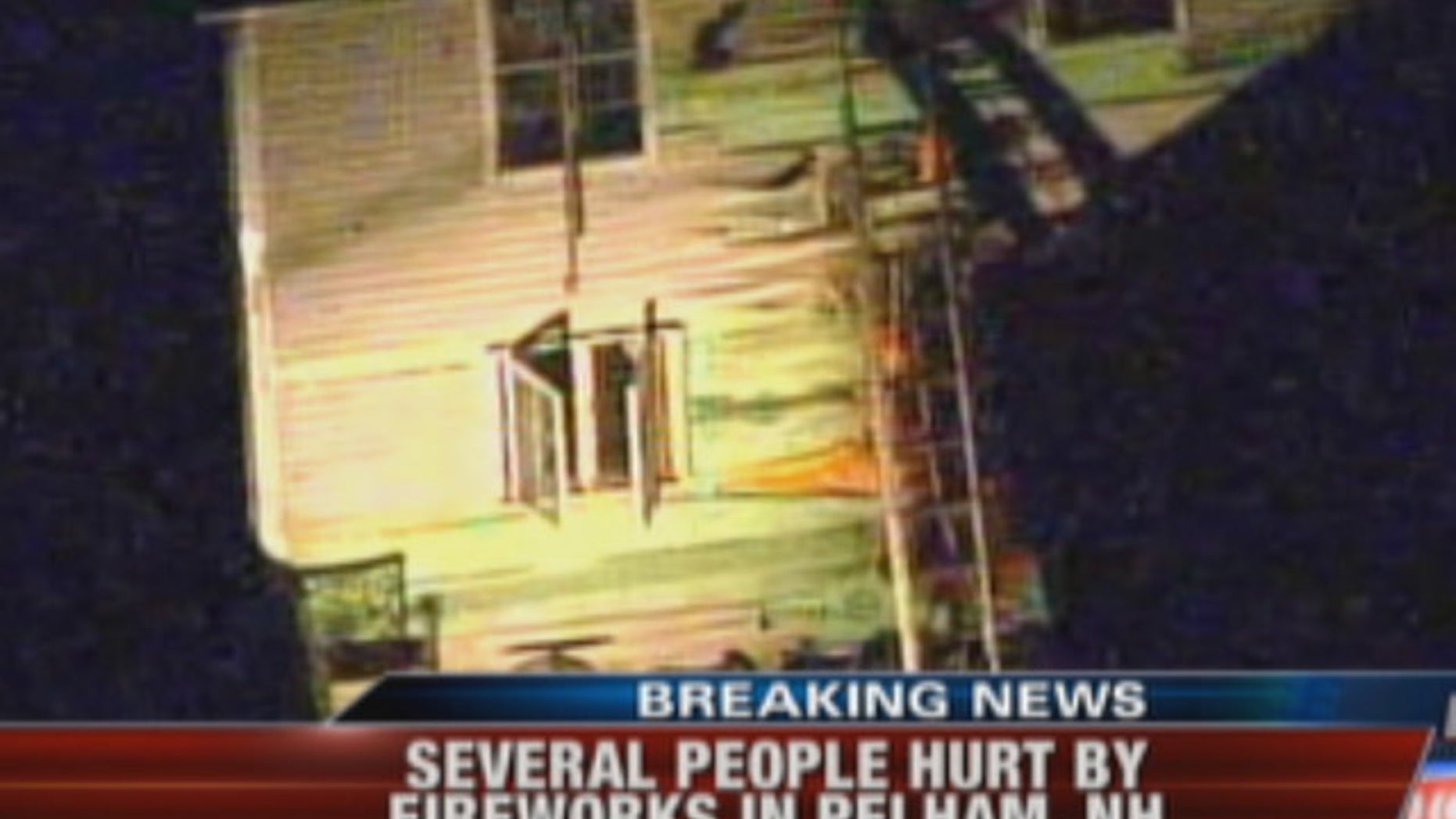 July 3, 2012: Several injured after house fire likely caused by fireworks.