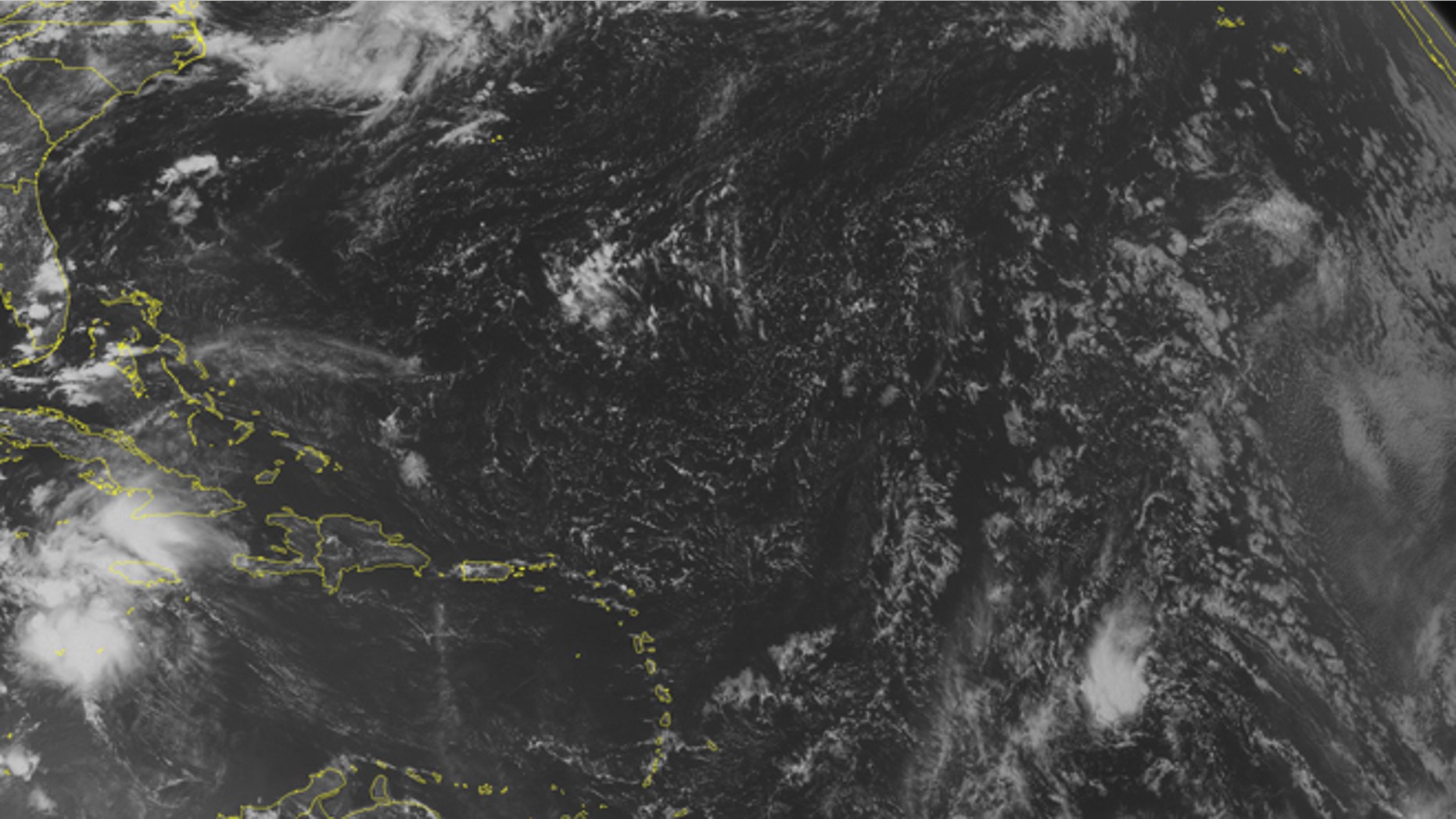 NOAA satellite image taken Tuesday, Aug. 2, 2016 at 12:45 PM EDT shows Tropical Storm Earl 210 miles south of Grand Cayman.