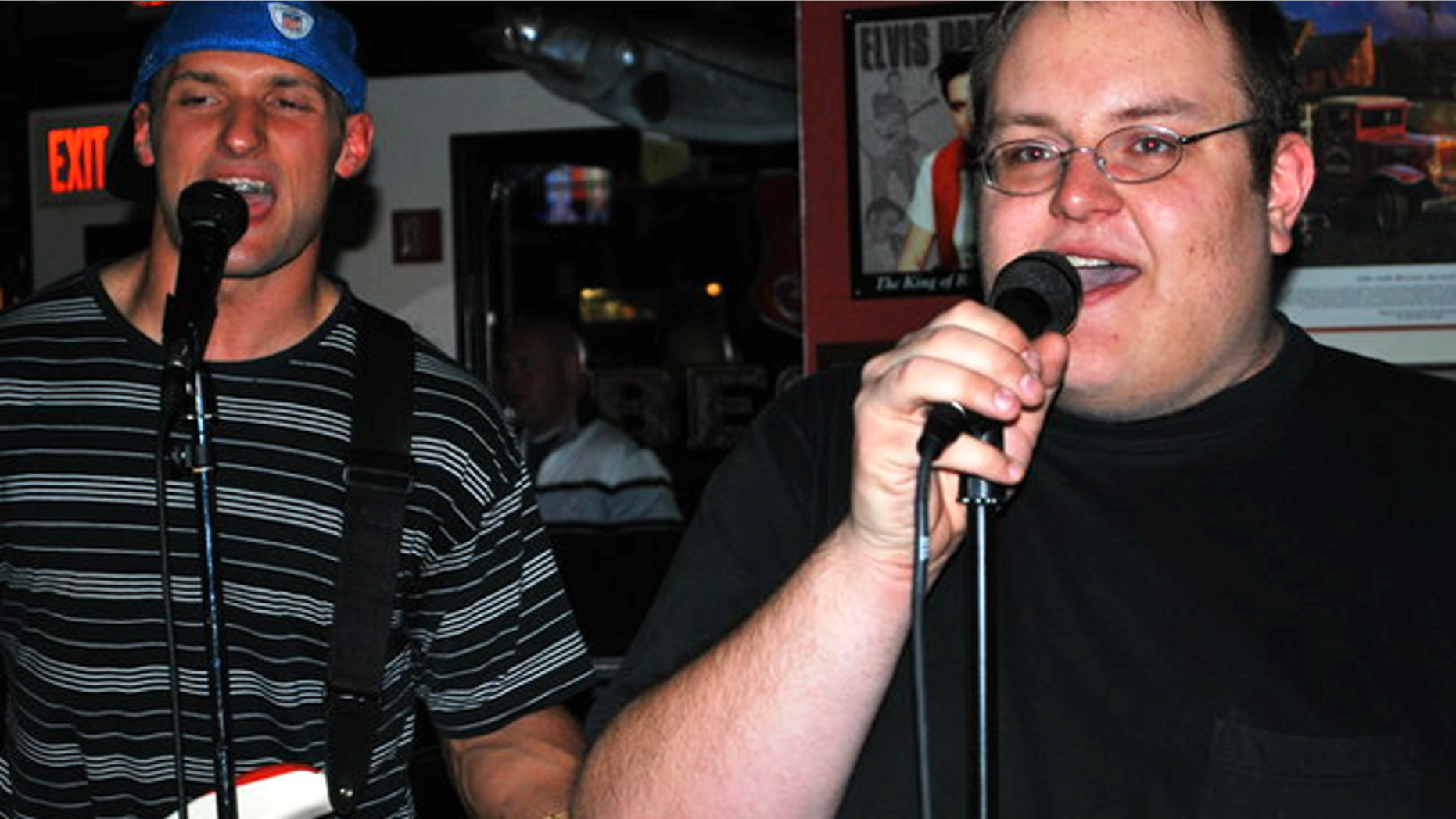 'Numa Numa Guy' Gary Brolsma (right) and his guitarist. (Gary Brolsma)