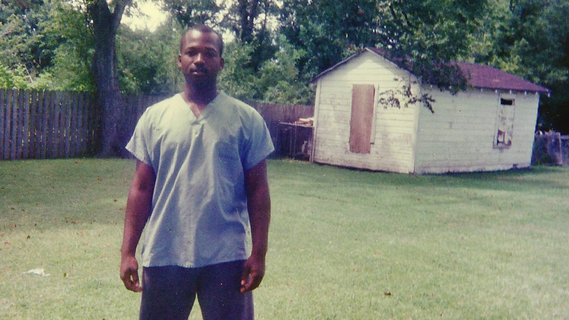 This 1990 photo provided by Curtis Griffin of his step-son Bradley Ballard shows Ballard in Houston when he was 16. In September of 2014, 39-year-old Ballard, who was mentally ill and an inmate at the Rikers Island jail in New York, died a gruesome death there after being locked alone in his cell for seven days. Documents obtained by The Associated Press show Ballard was checked on dozens of times in his cell before he was rushed to a hospital, where he died hours later. Ballard, found naked, covered in feces with a rubber band tied around his badly infected genitals, was jailed in a similar mental health unit at Rikers Island where another mentally ill inmate died in a 101-degree cell in February. (AP/Curtis Griffin)