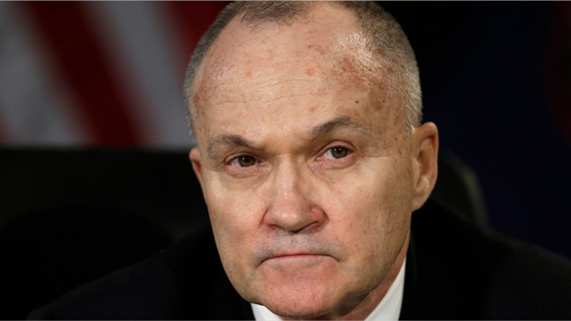 Feb. 13, 2013: New York City Police Commissioner Raymond Kelly listens after a round table discussion on gun control at Girard College in Philadelphia.