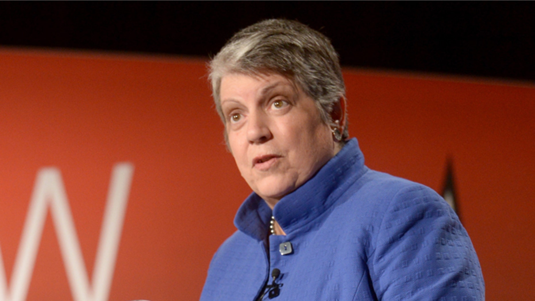 SAN FRANCISCO, CA - MAY 29: The University of California President Janet Napolitano speaks onstage during The New York Times Health For Tomorrow Conference at Mission Bay Conference Center at UCSF on May 29, 2014 in San Francisco, California. (Photo by Michael Loccisano/Getty Images for New York Times)