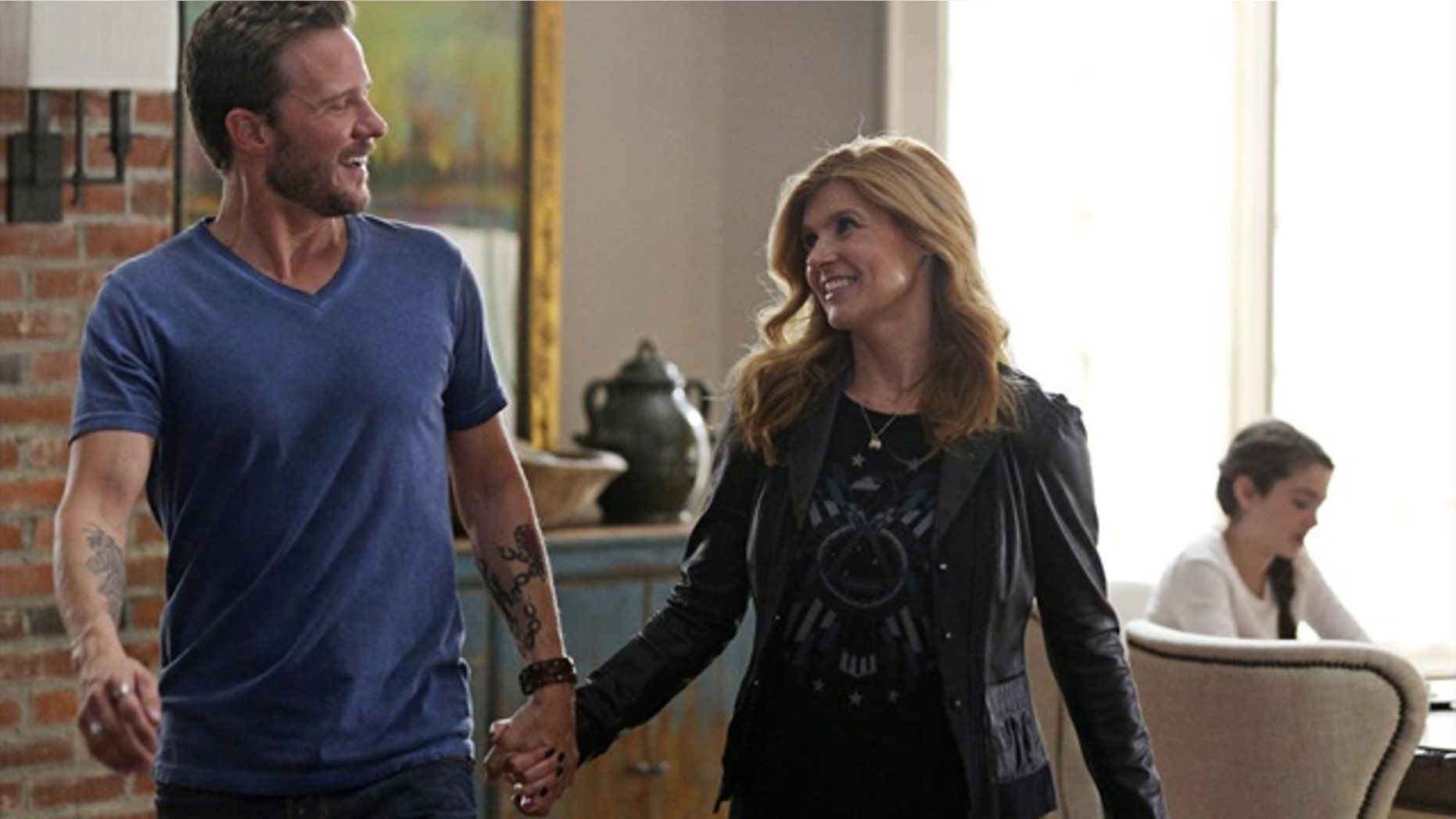 NASHVILLE - The effort by Rayna James (Connie Britton) to raise Highway 65's sales and profile finds her performing her latest single on 'Dancing with the Stars' But when she agrees to be shadowed by a reporter all weekend for the cover of a magazine, just as Luke (Will Chase) hopes to rekindle the romance, she realizes she may have pushed her public access too far. (ABC/Mark Levine)