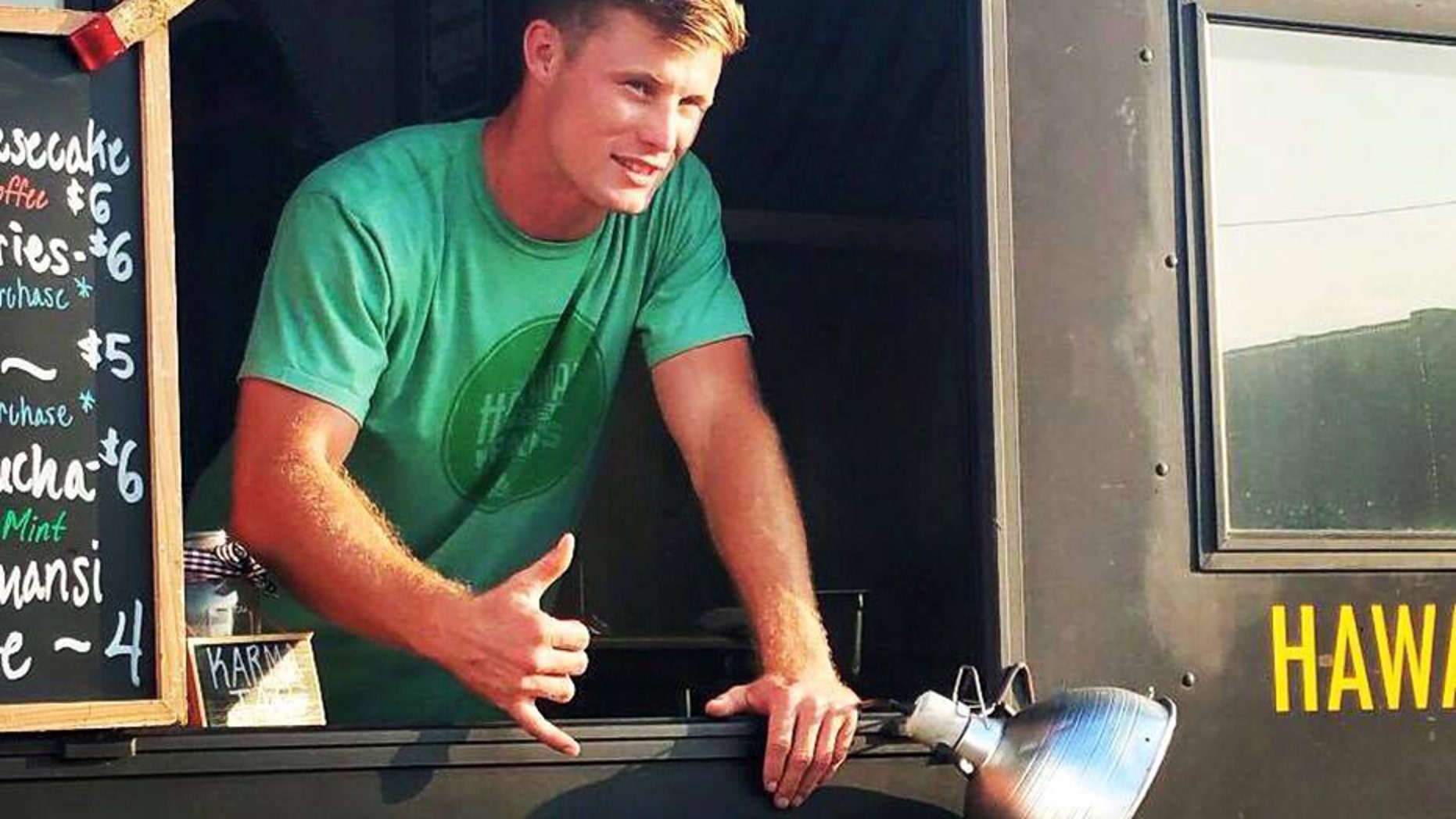 Nathan Stowell, 25, died on Sunday after falling 400 feet off a hiking trail of Hawaii's Mount Olomana.