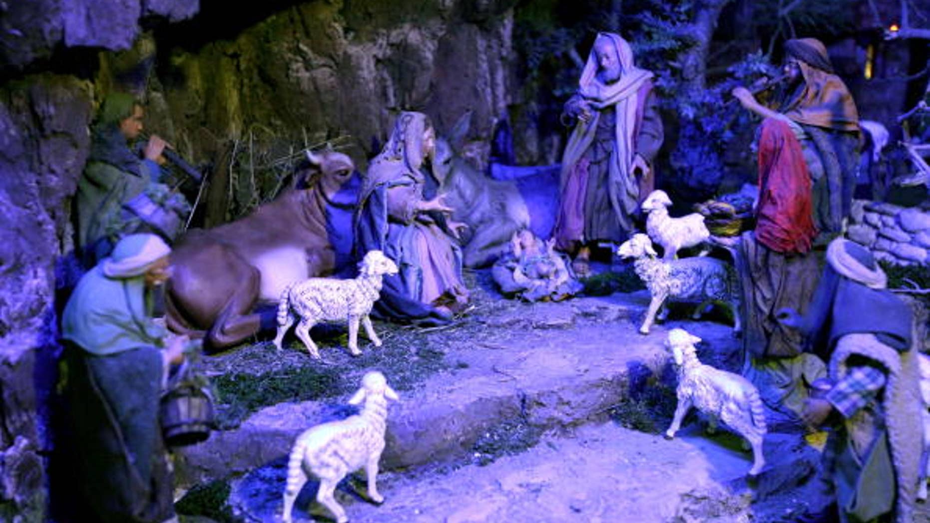 Andrés Vásquez and Felipe Cárdenas photographed their all-male nativity scene and posted the image on Facebook.