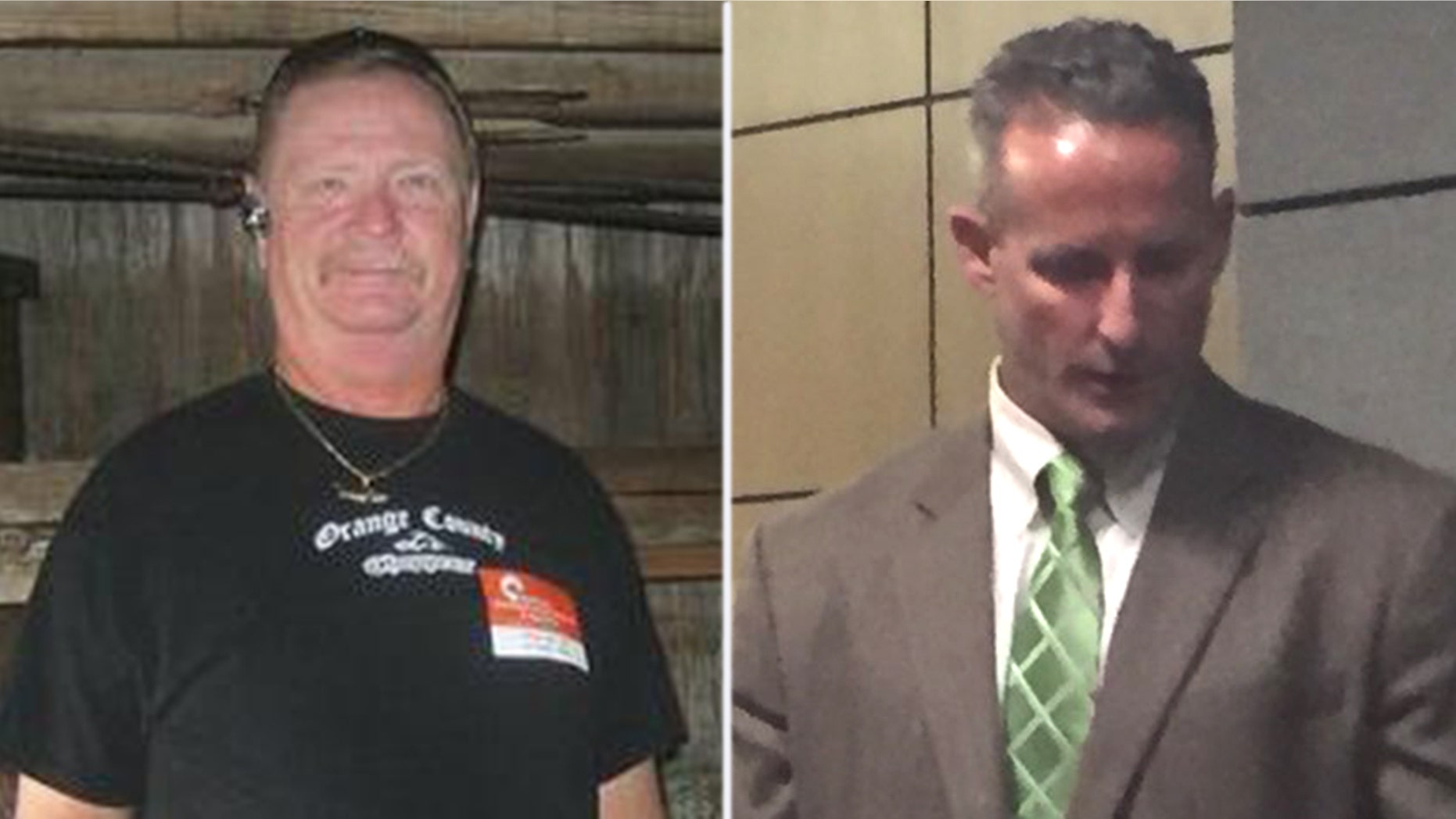 Carlton Nebergall Jr, 61 (left), and son Jason Nebergall, 39.