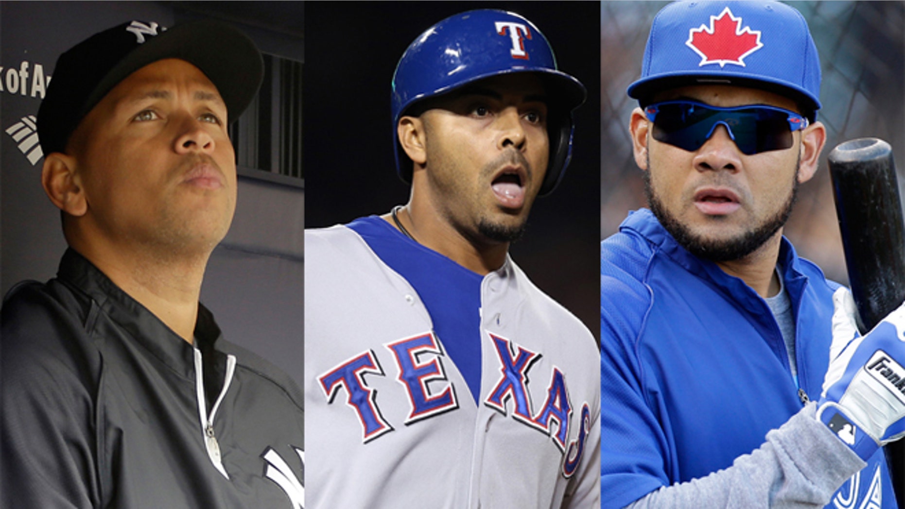 (Left to Right) Alex Rodriguez, Ryan Braun, Nelson Cruz and Melky Cabrera are among the players whose names have been tied to the clinic. (AP Photos)