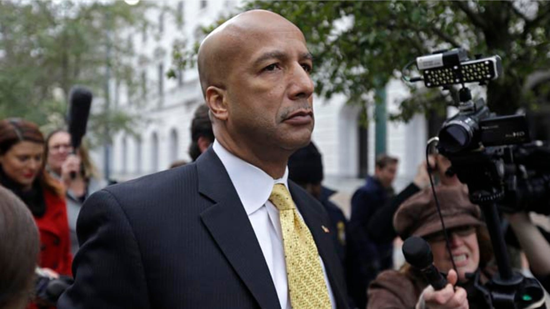 Feb. 12, 2014: Former New Orleans Mayor Ray Nagin leaves federal court after his conviction in New Orleans.