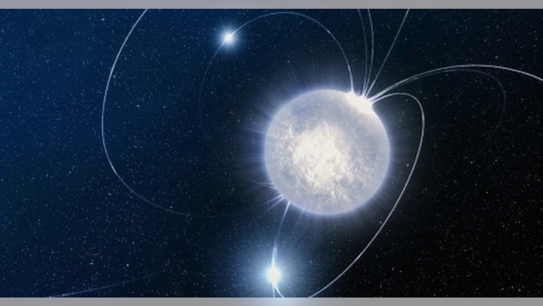Astronomers have discovered a possible magnetar that emitted 40 visible-light flashes before disappearing again.