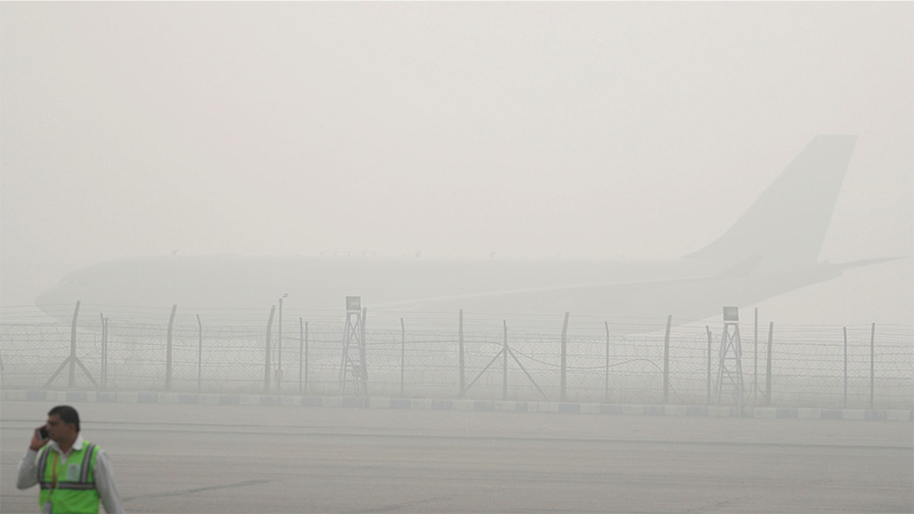 The airline has temporarily suspended flights to New Delhi as toxic smog enshrouds India's capital city.