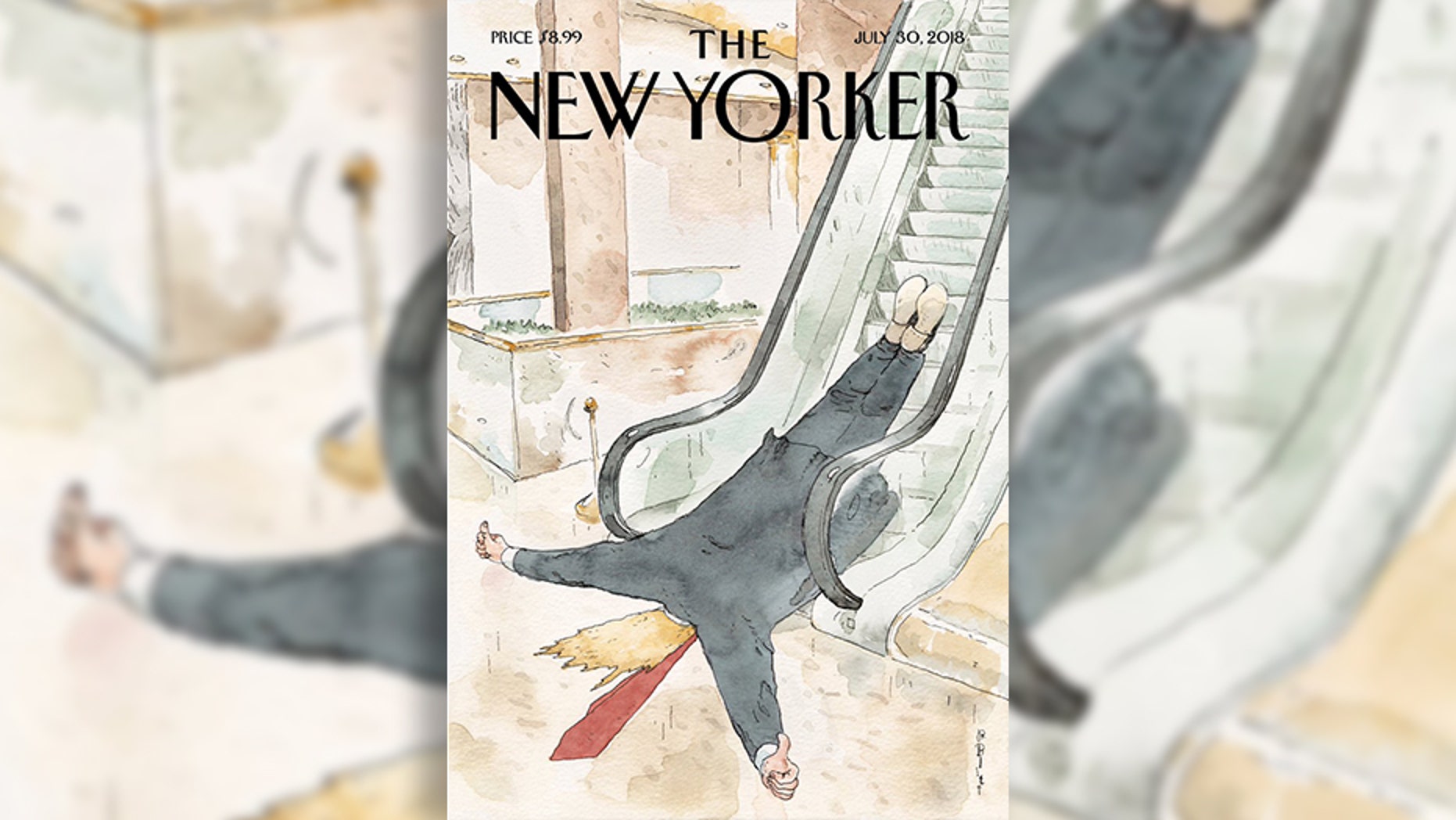 The esteemed New Yorker magazine continues to mock President Trump with cover illustration.