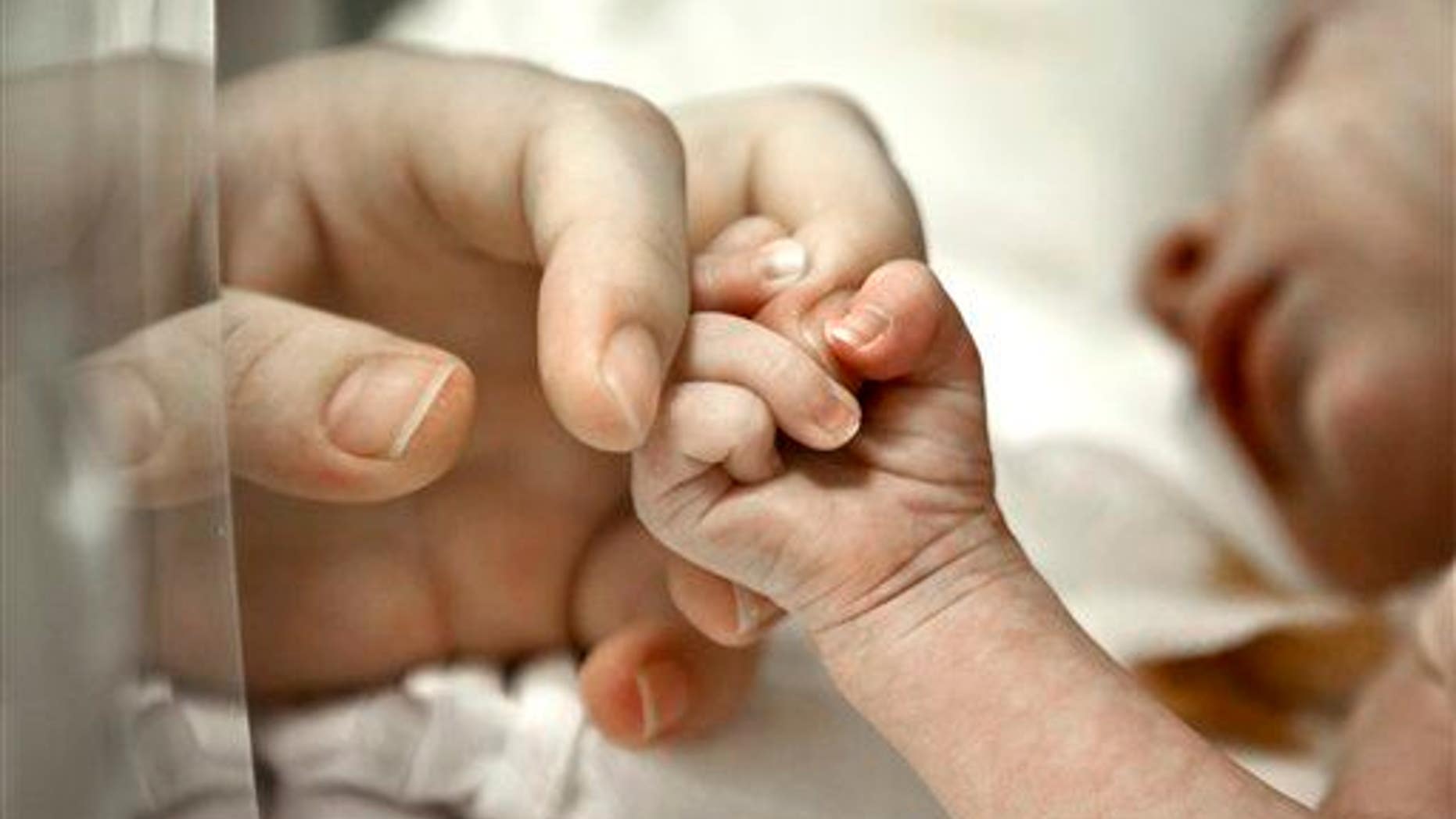 A stock photo of a newborn.