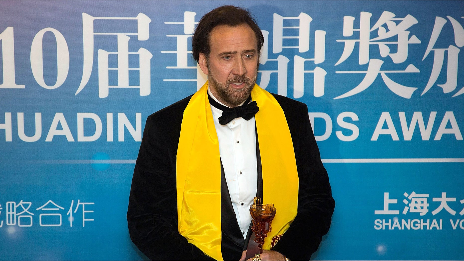 Nicolas Cage on October 7, 2013 in Macau, Macau.