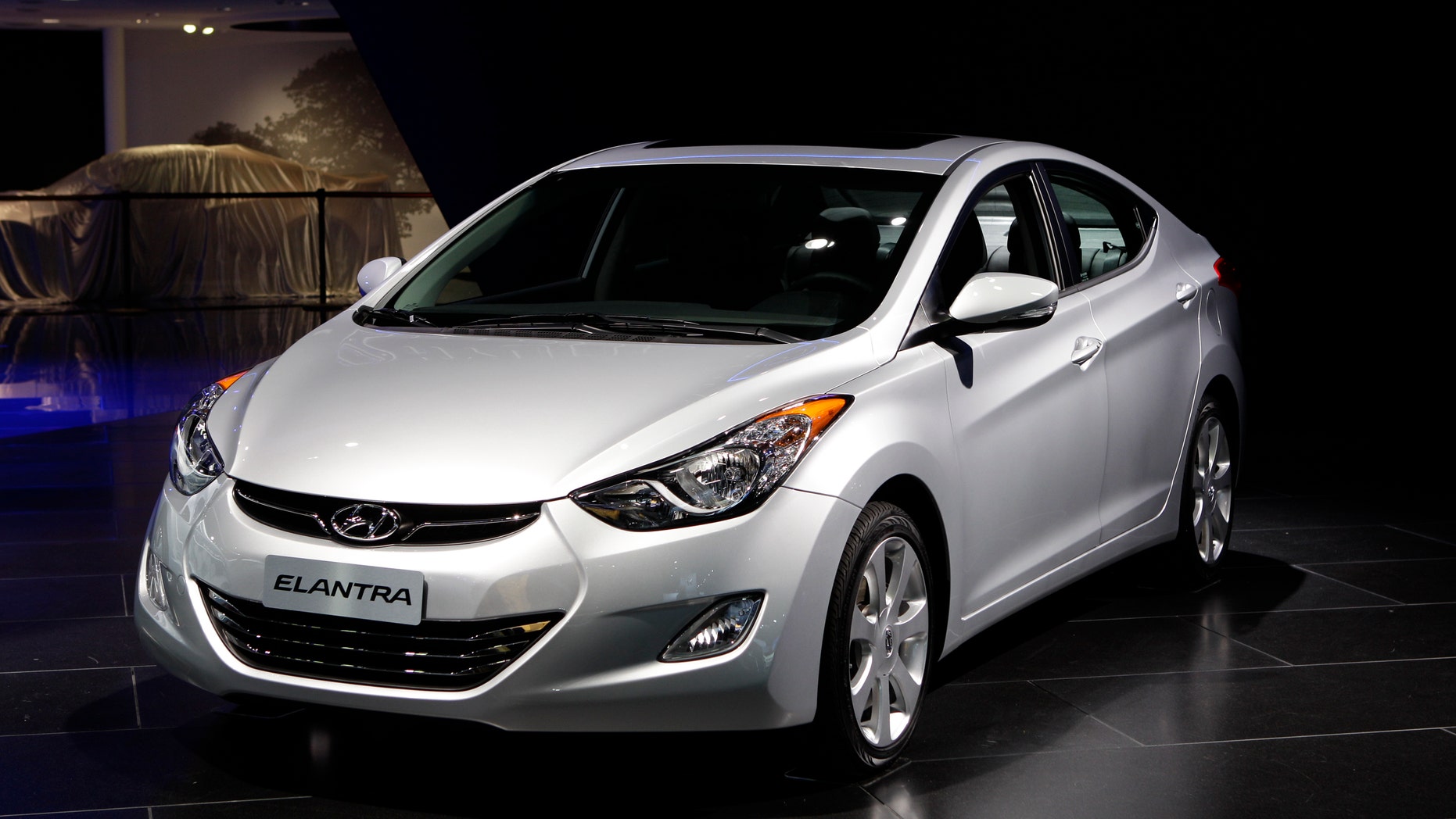 The 2012 Hyundai Elantra at the North American International Auto Show in Detroit. (AP Photo/Paul Sancya, File)