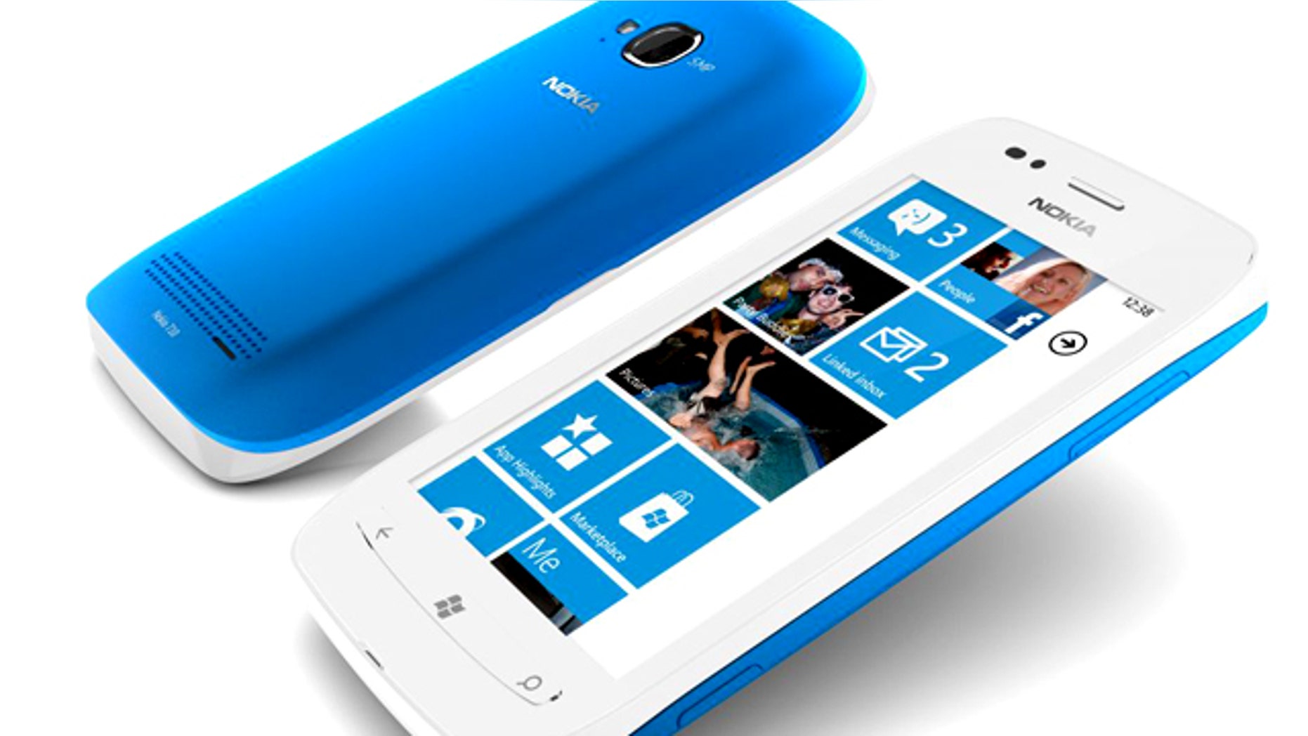 The Nokia Lumia 710, the first Windows Phone-powered smartphone from Nokia.