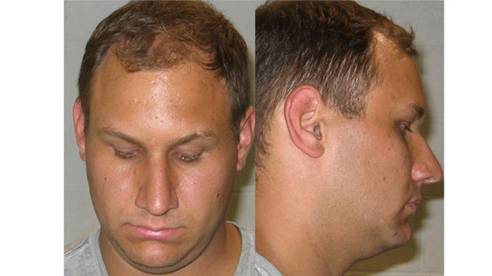 This undated photo released by the Shaker Heights police department shows the booking photo of Andrew Martin. Martin, 23, of Bristolville, near Warren, Ohio, allegedly tried to resolve a house ownership fight by offering $10,000 to kill the dead owner's sister.