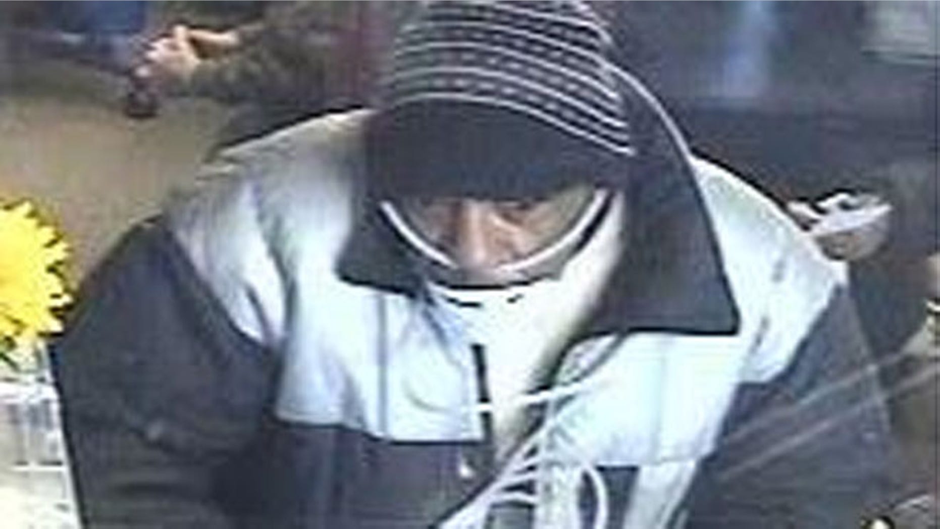 Dec. 7: Suspect in robbery of Chase Bank in Denver.