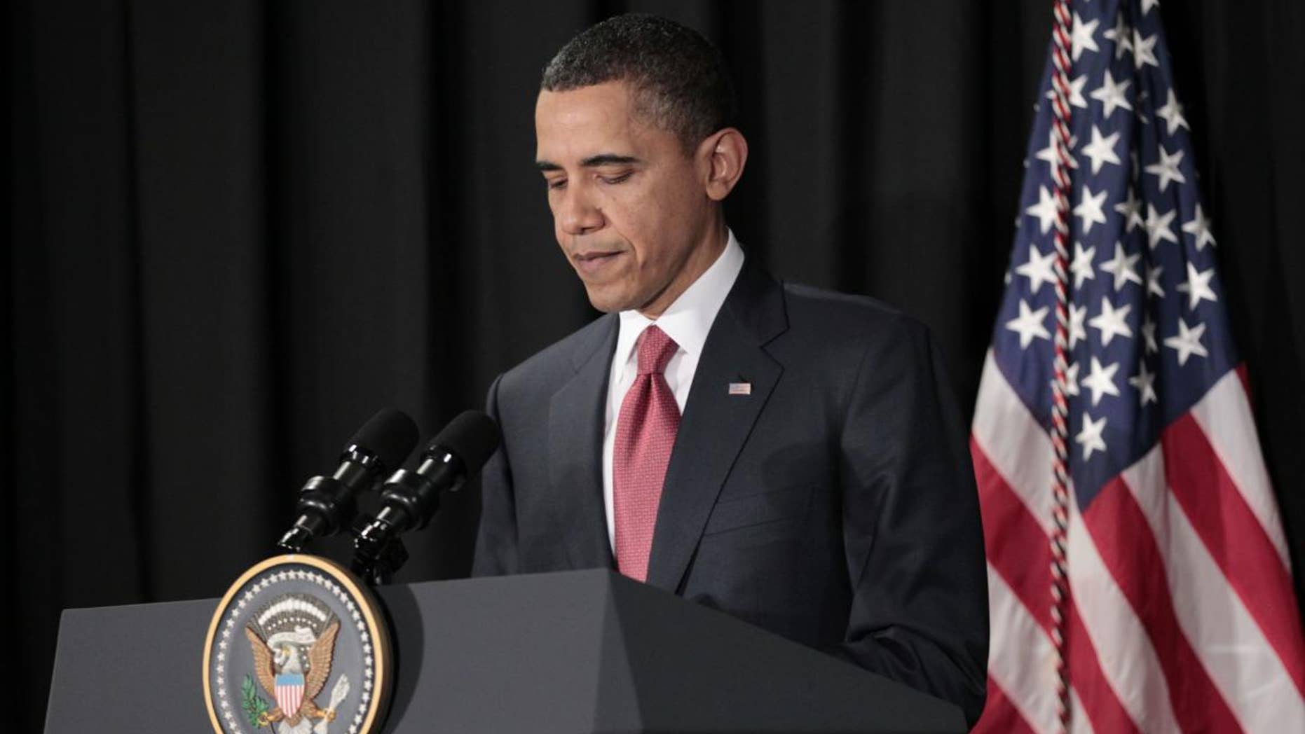President Obama makes a statement on Libya from Brazil