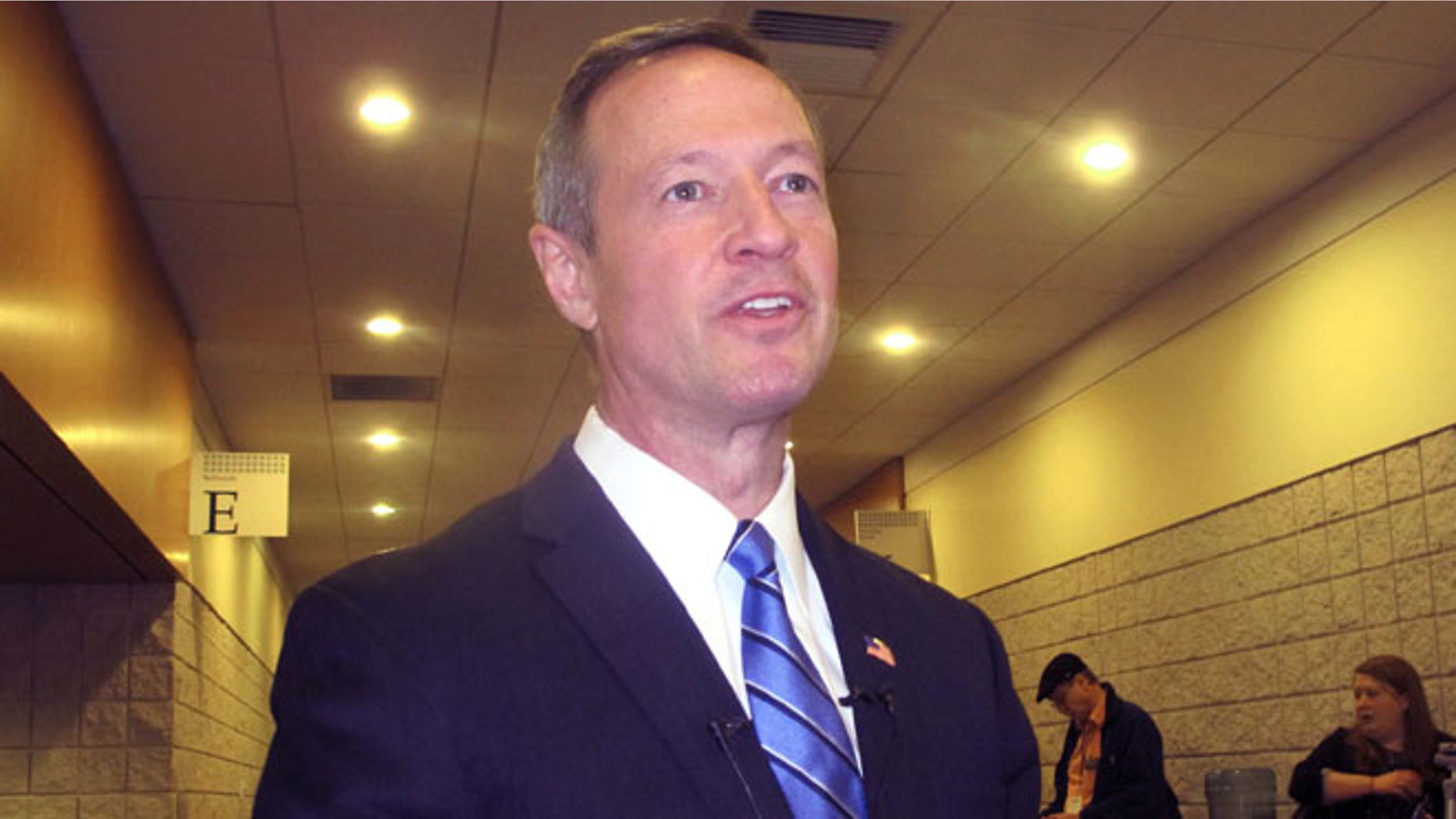 FILE: Feb. 28, 2014: Former Maryland Gov. Martin O'Malley at a conference hosted by the South Carolina Democratic Party in Myrtle Beach, S.C.