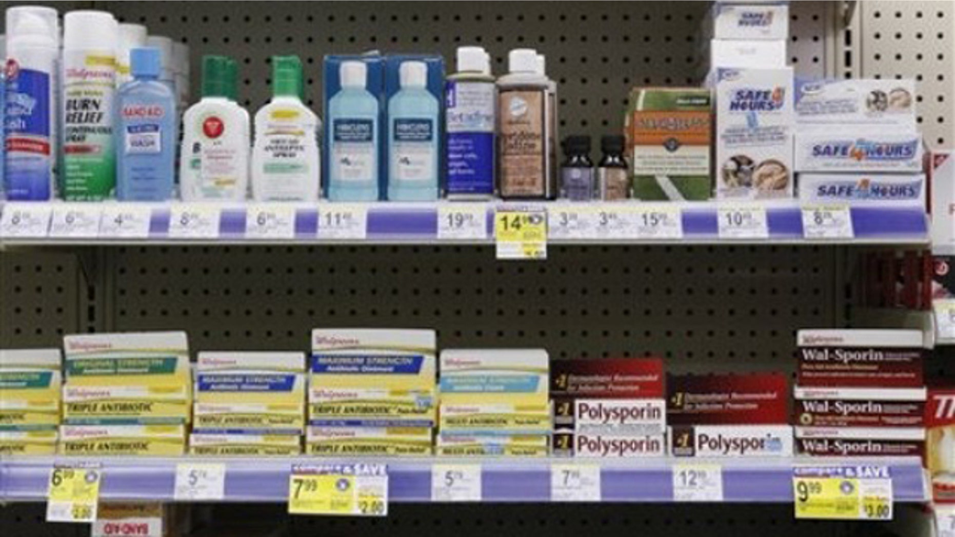 Merchandise is shown on shelves at a Walgreens in Detroit Monday, Sept. 27, 2010. (AP)