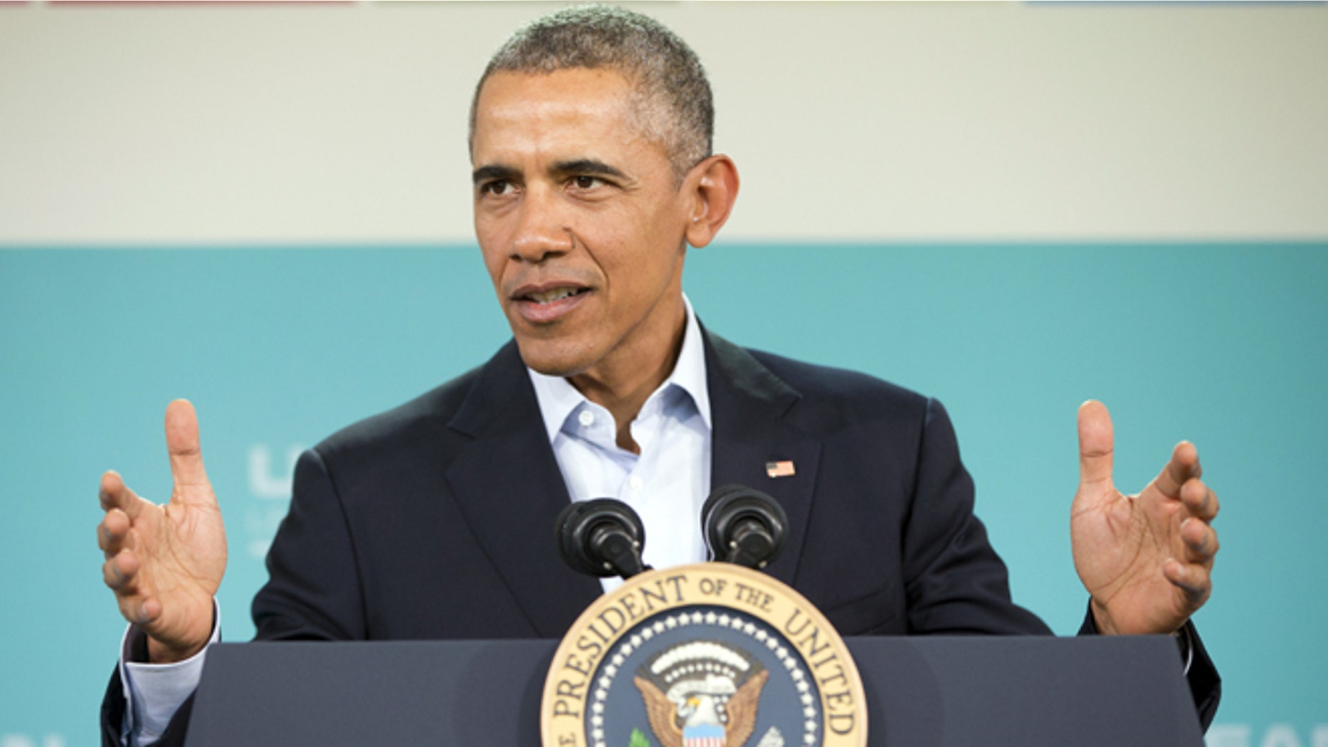 President Obama in Rancho Mirage, Calif., Tuesday, Feb. 16, 2016.
