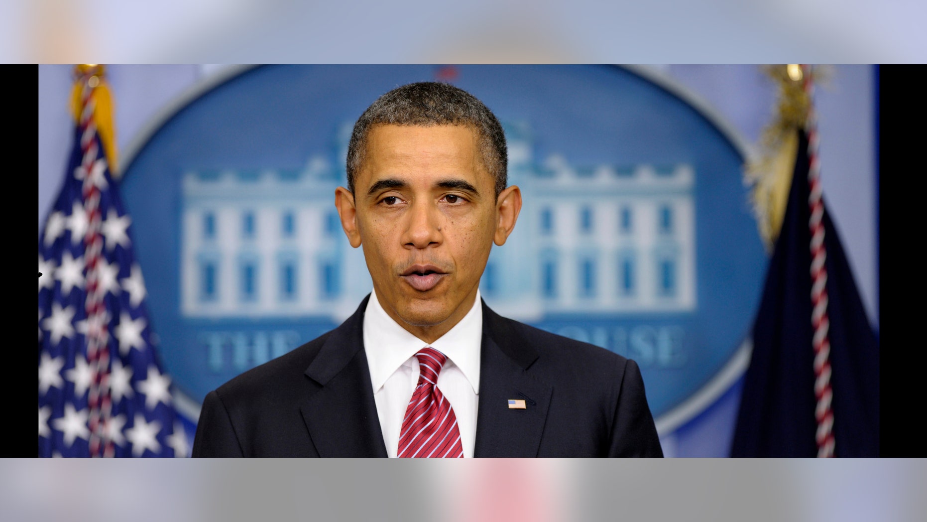 President Barack Obama announces the revamp of his contraception policy requiring religious institutions to fully pay for birth control, Friday, Feb. 10, 2012, in the Brady Press Briefing Room of the White House in Washington. (AP Photo/Susan Walsh)