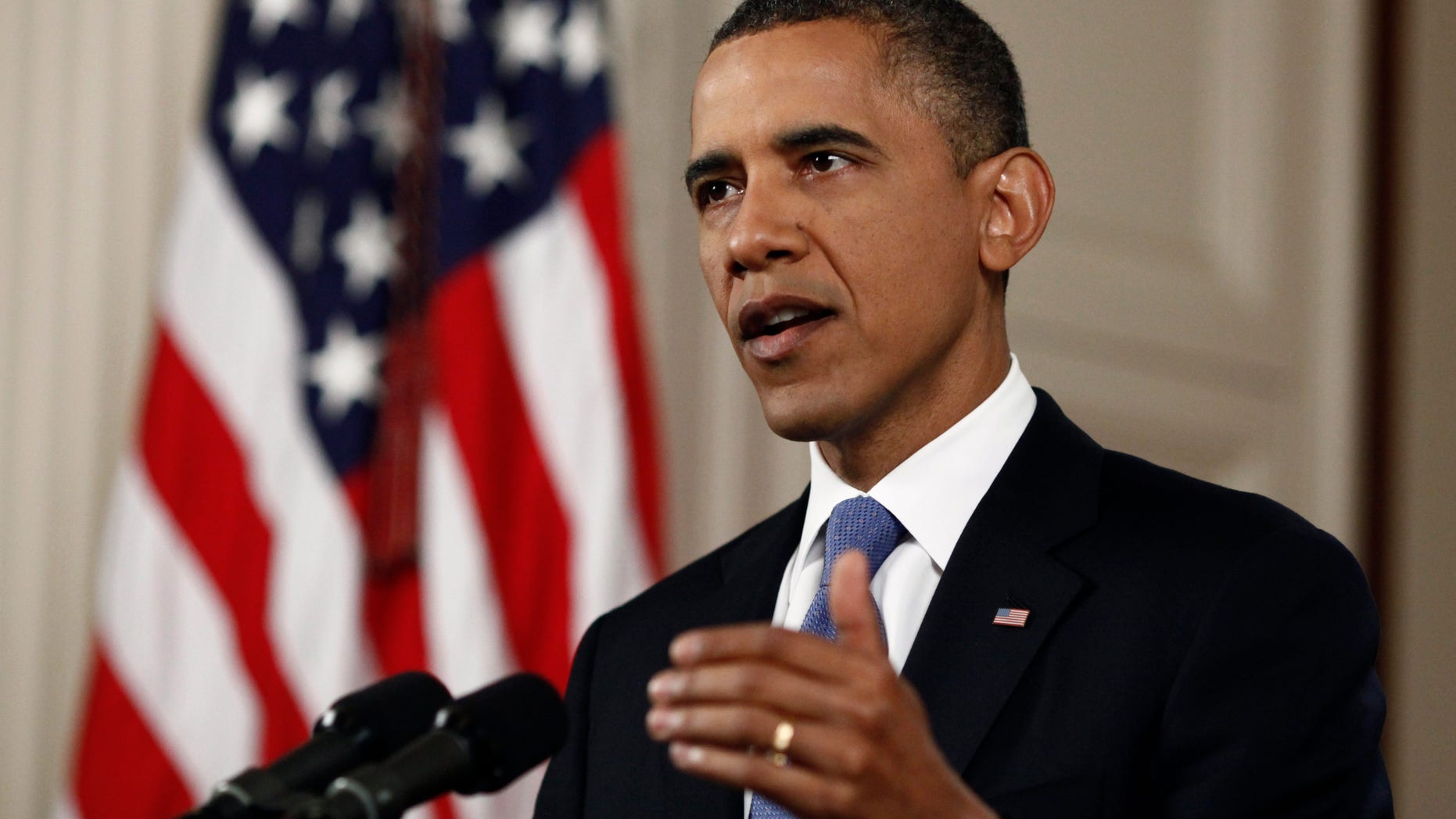 June 28, 2012: President Barack Obama speaks in the East Room of the White House in Washington after the Supreme Court ruled on his health care legislation.