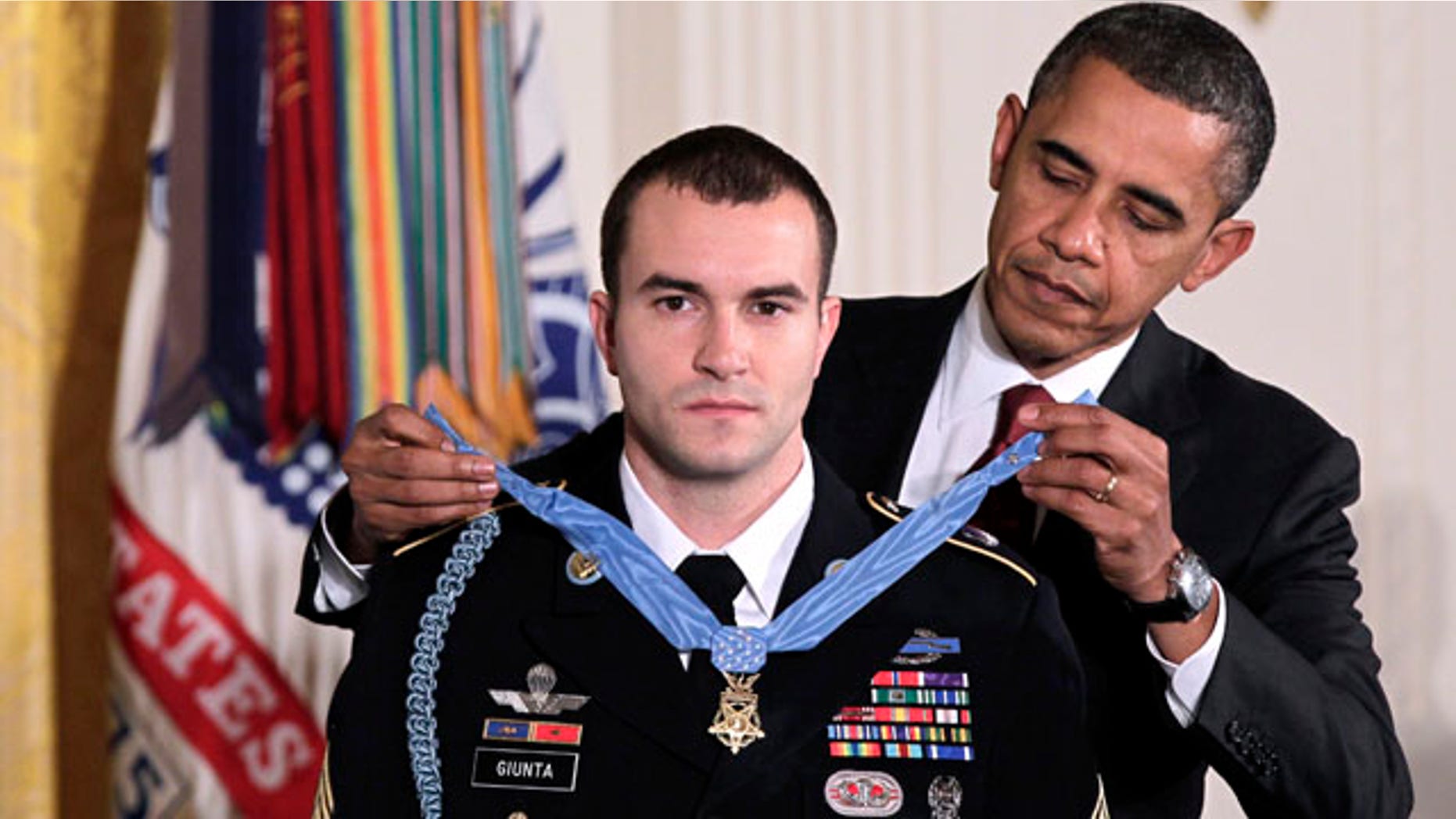 Nov. 16: President Barack Obama presents the Medal of Honor at the White House to Staff Sgt. Salvatore Giunta, who rescued two members of his squad in October 2007 while fighting in Afghanistan.