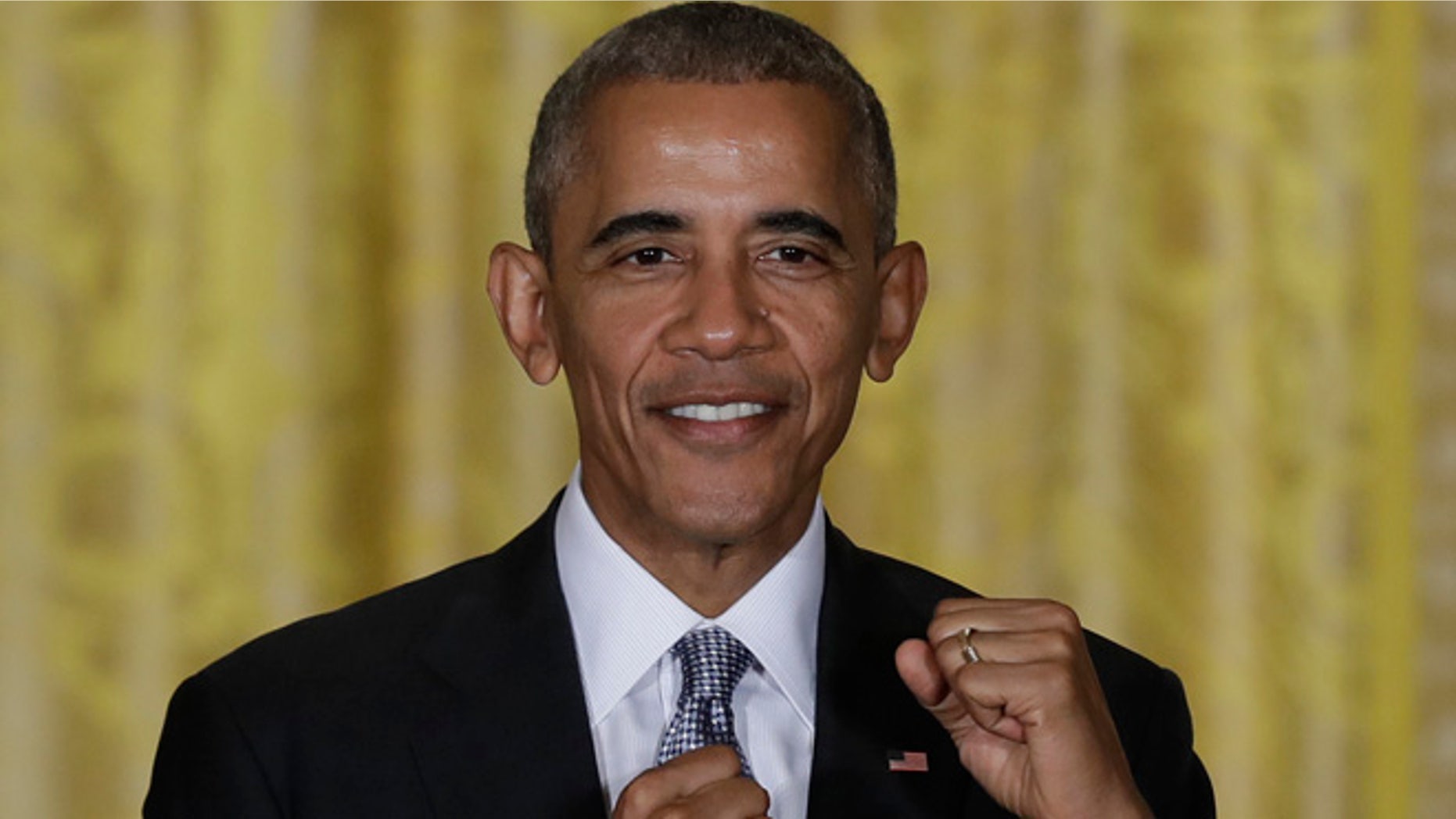 President Barack Obama in the East Room of the White House, Wednesday, Oct. 12, 2016.