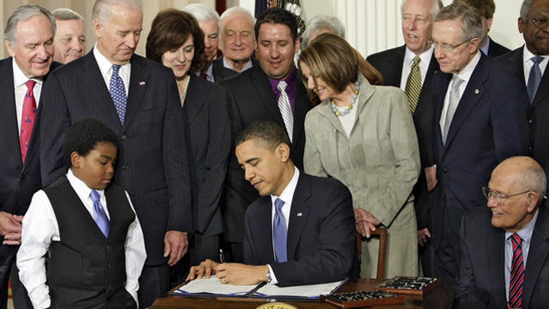 March 23, 2010: President Obama signs sweeping health care legislation into law.