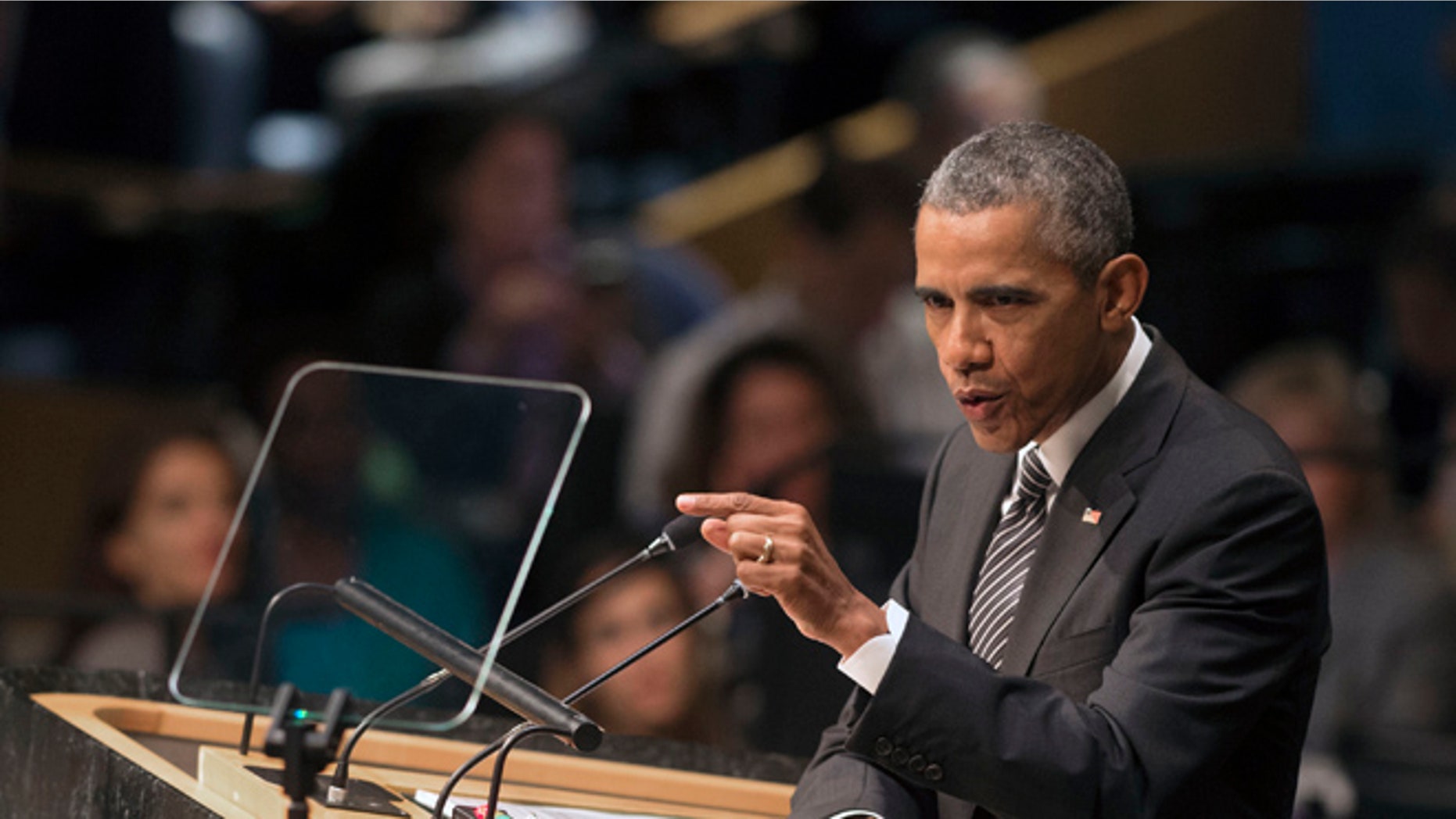 Sept. 27, 2015: President Obama at United Nations headquarters, New York, N.Y.