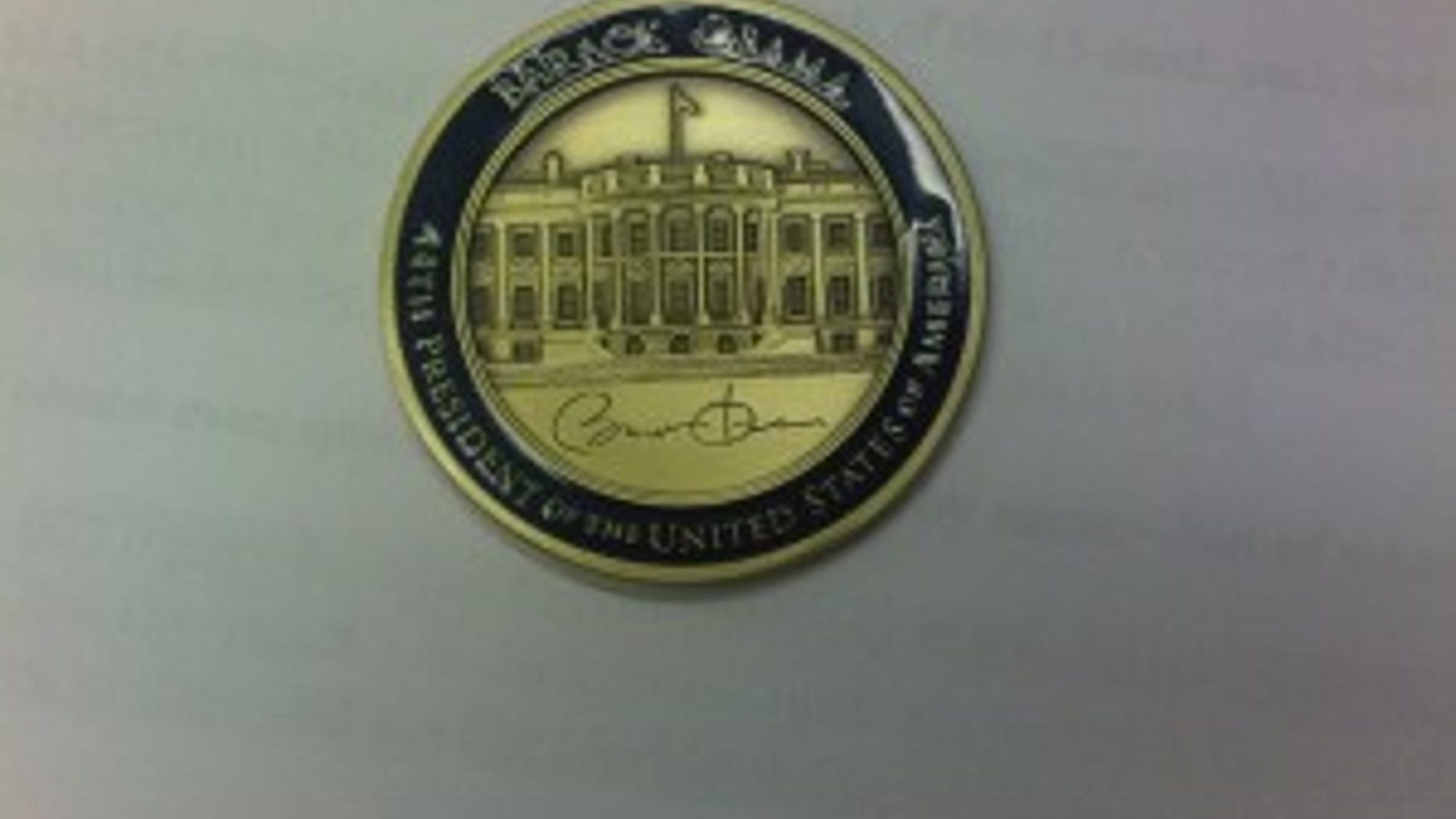 President Obama's Challenge Coin