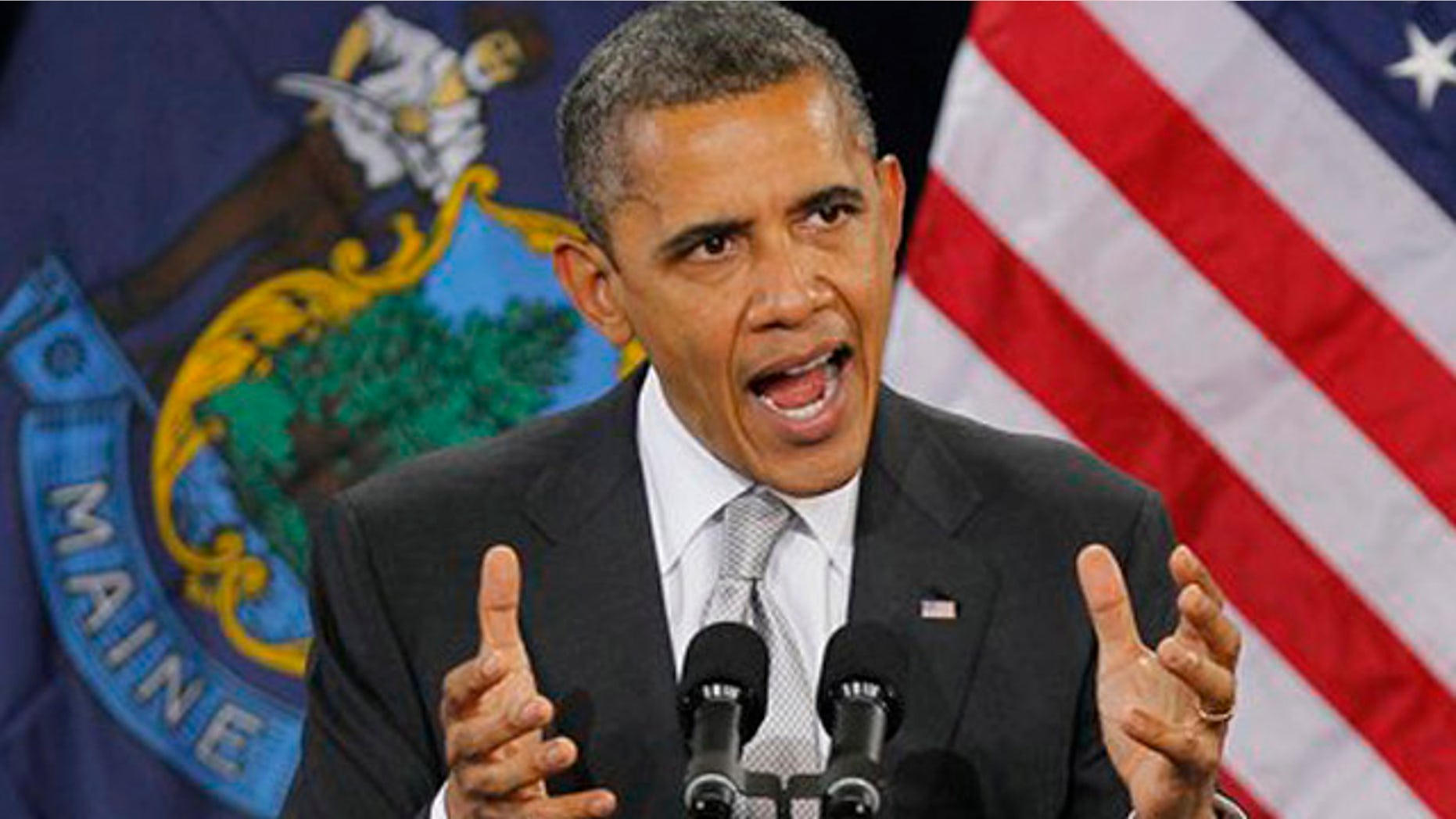 President Obama in Portland, Maine, March 20, 2012