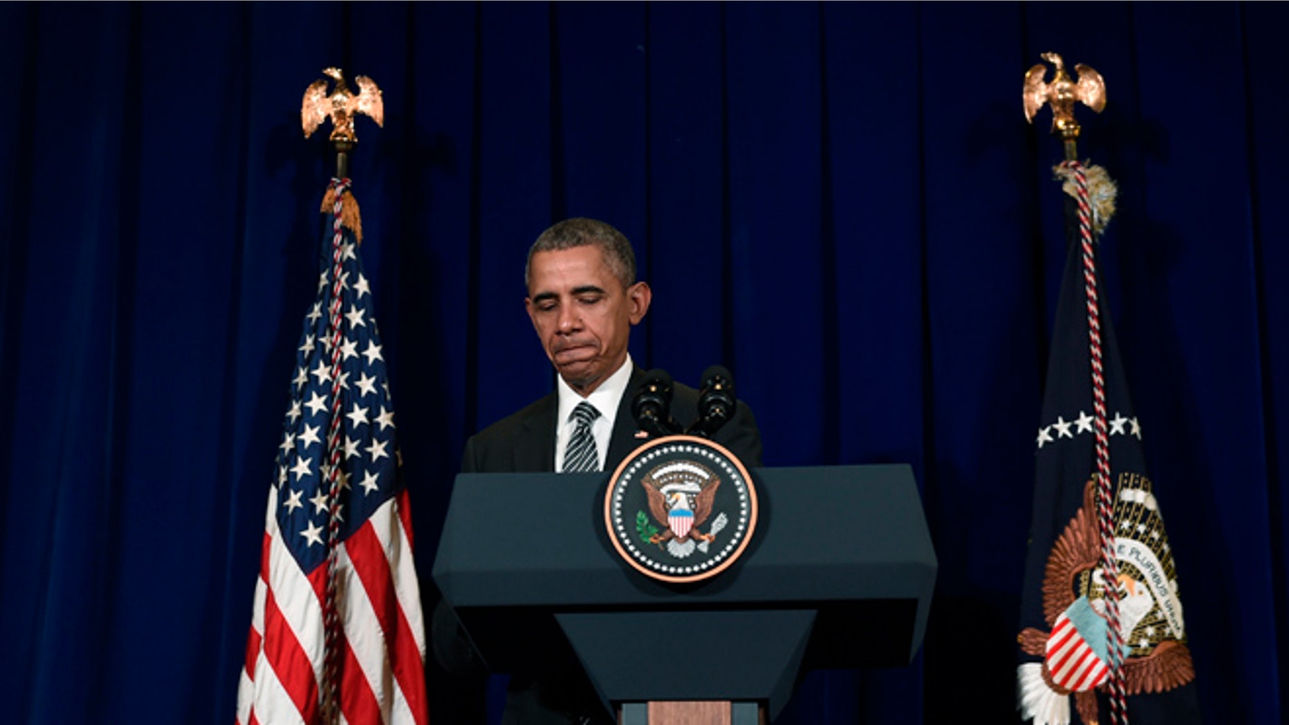 Sunday, Nov. 22, 2015: President Obama at a news conference in Kuala Lumpur, Malaysia.