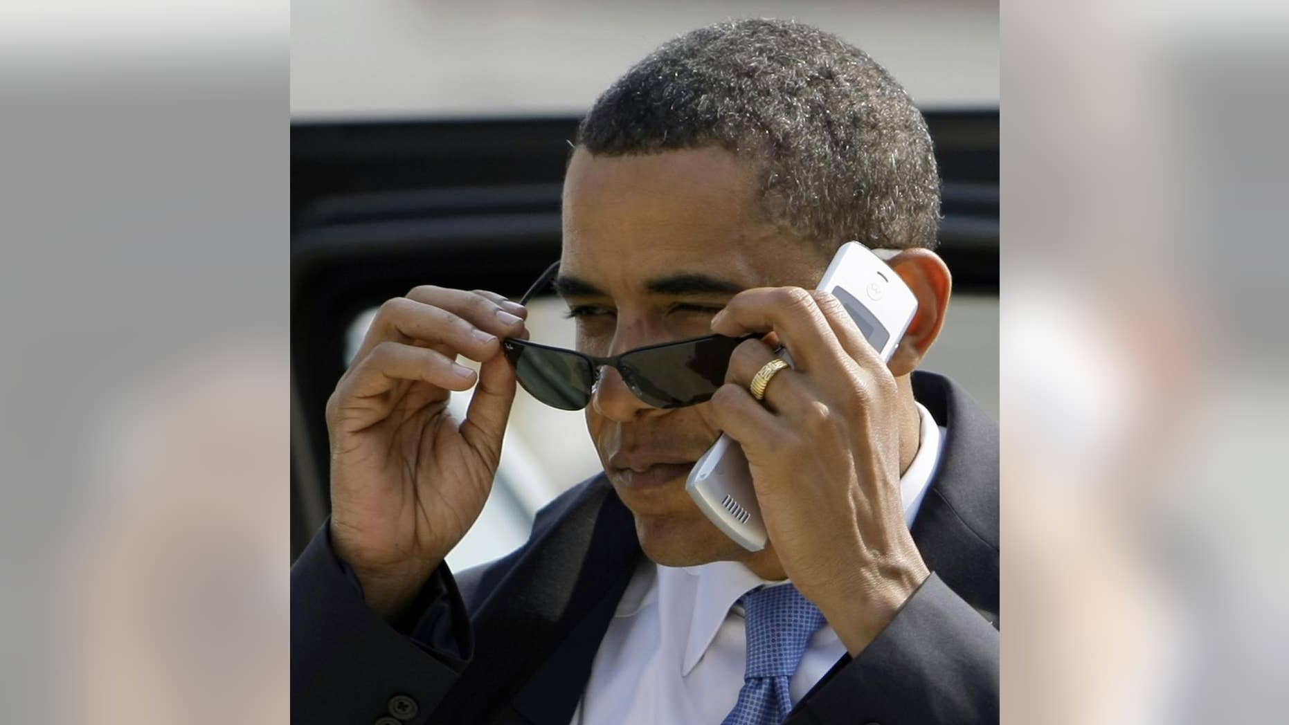Obama on the campaign trail in 2008 (AP File Photo)