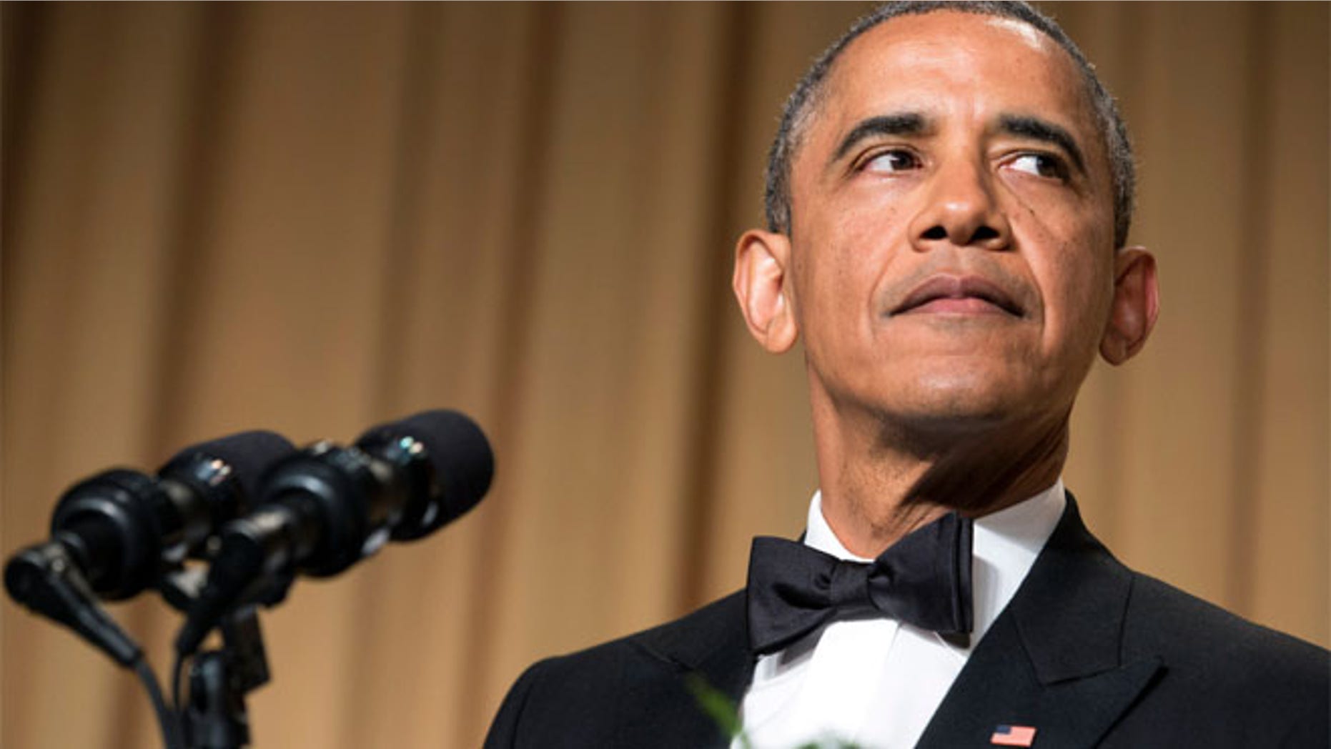 President Barack Obama's jokes targeted Donald Trump at the White House Correspondents' Association dinner in 2011.