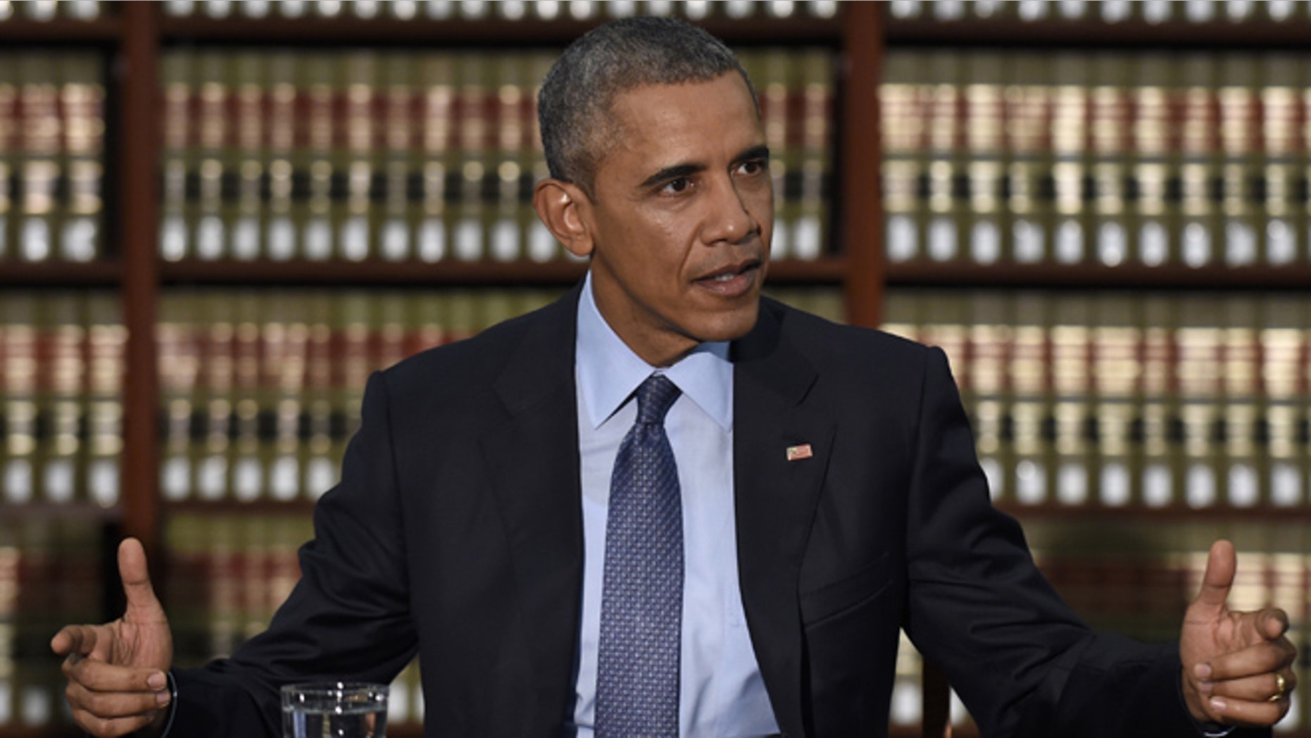 Nov. 2, 2015: President Obama at Newark Rutgers University Center for Law and Justice in Newark, N.J.