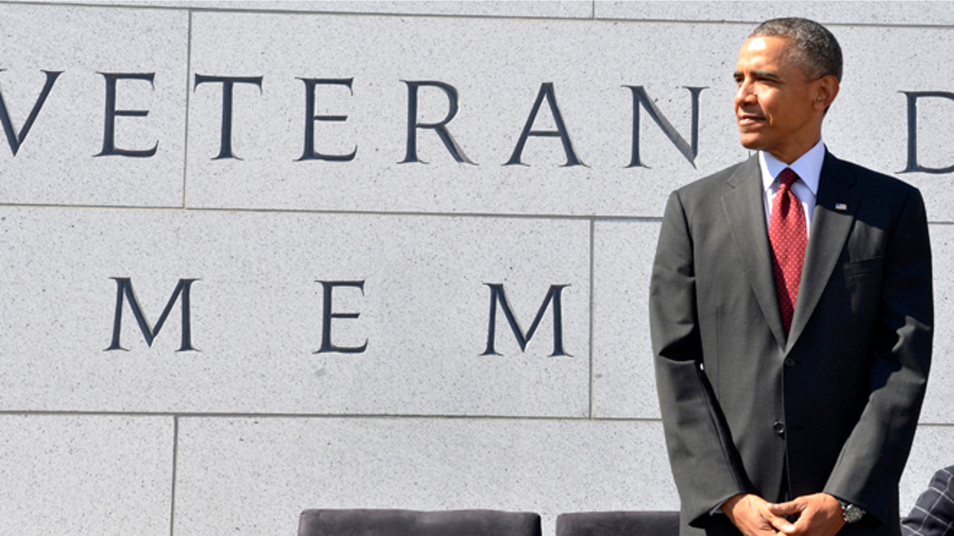 Oct. 5, 2014: President Obama at the dedication of the American Veterans Disabled for Life Memorial, near the U.S. Capitol, in Washington, D.C.