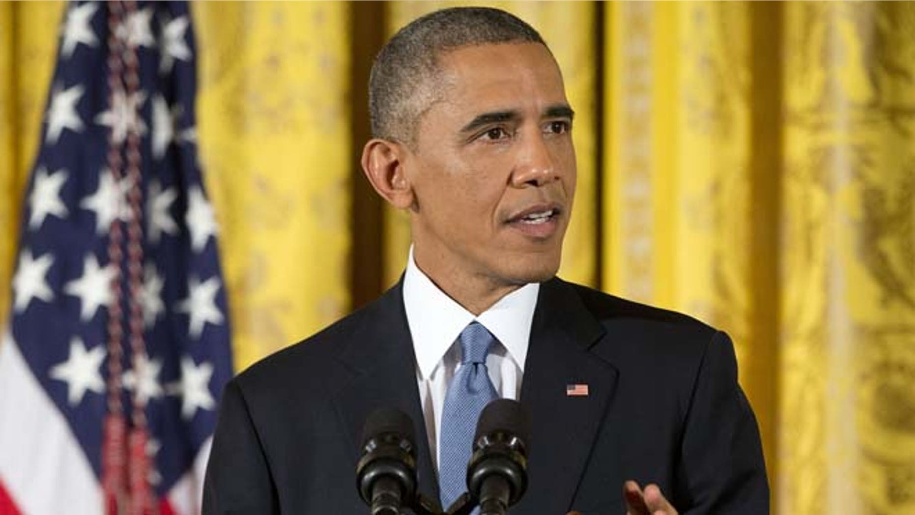 FILE: Nov. 5, 2014: President Obama at a news conference in the East Room of the White House, in Washington, D.C.
