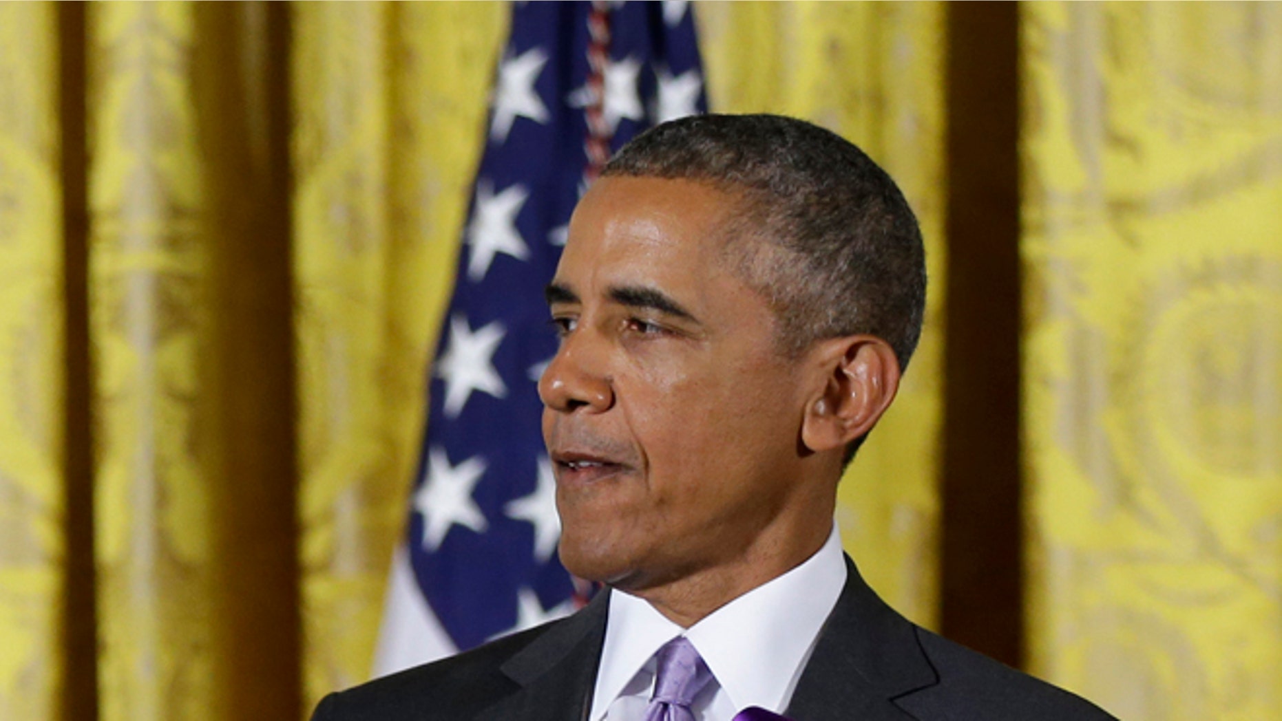 Sept. 10, 2015: President Obama at a ceremony in the East Room at the White House, in Washington, D.C.